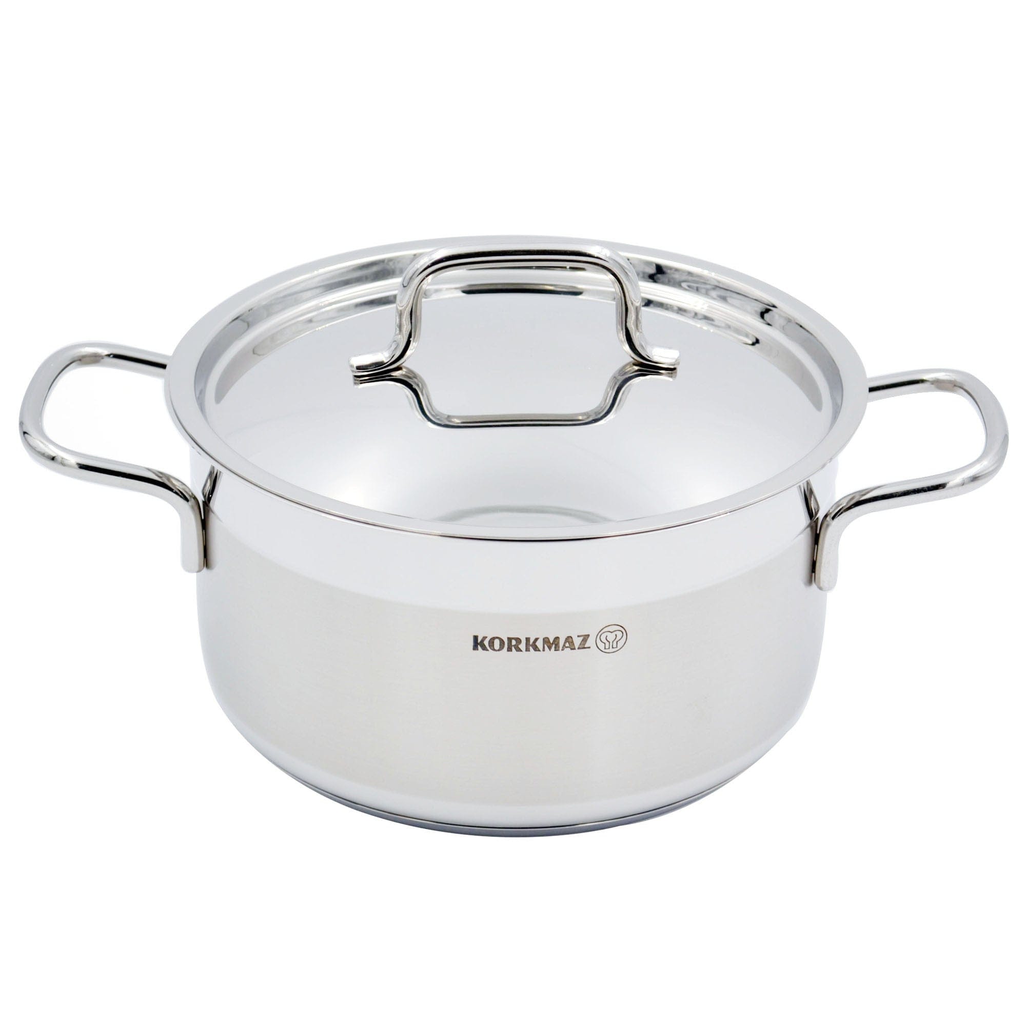 Korkmaz Alfa Stainless Steel Casserole Pot