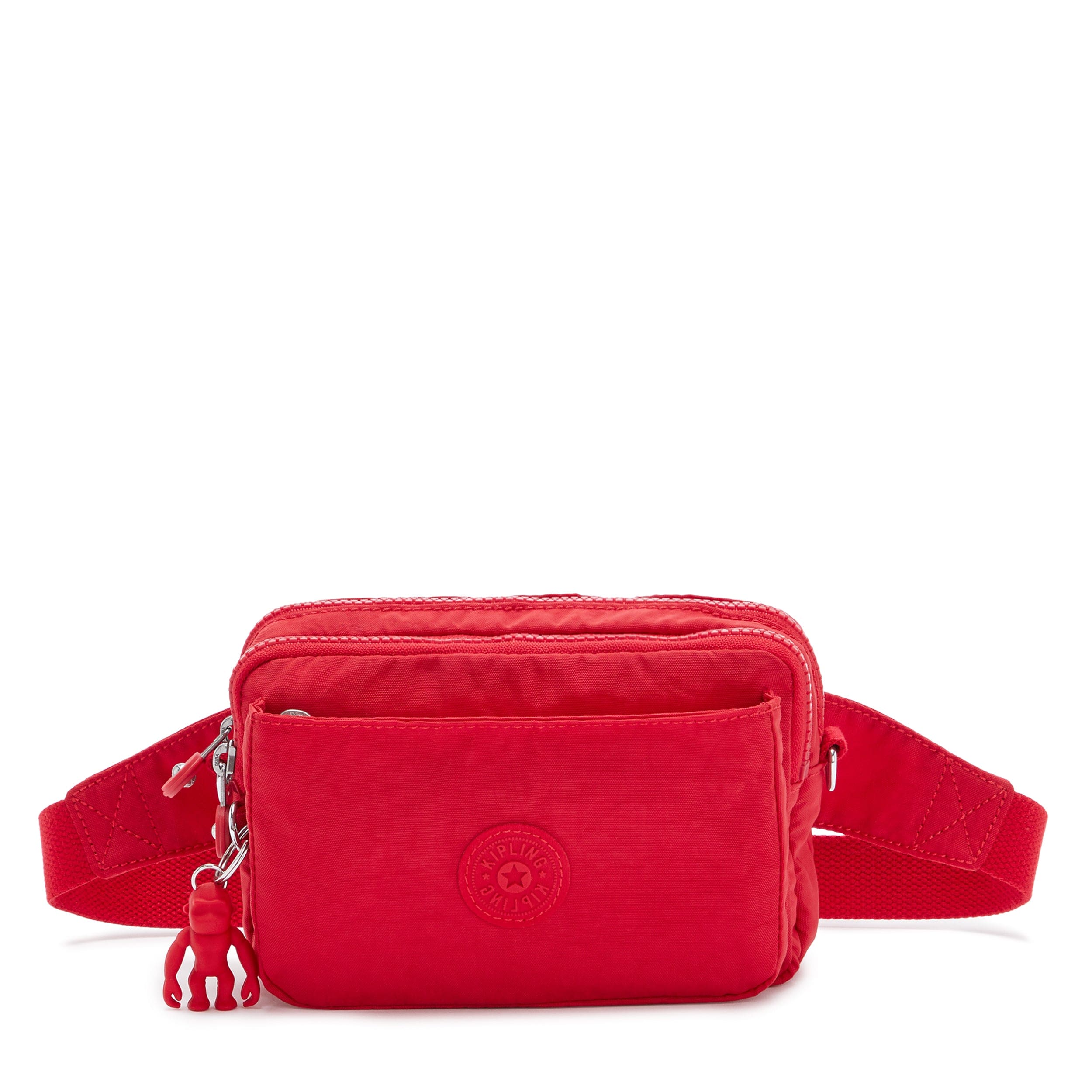 KIPLING-Abanu Multi-Small crossbody convertible to waistbag (with removable straps)-Red Rouge-I3795-Z33