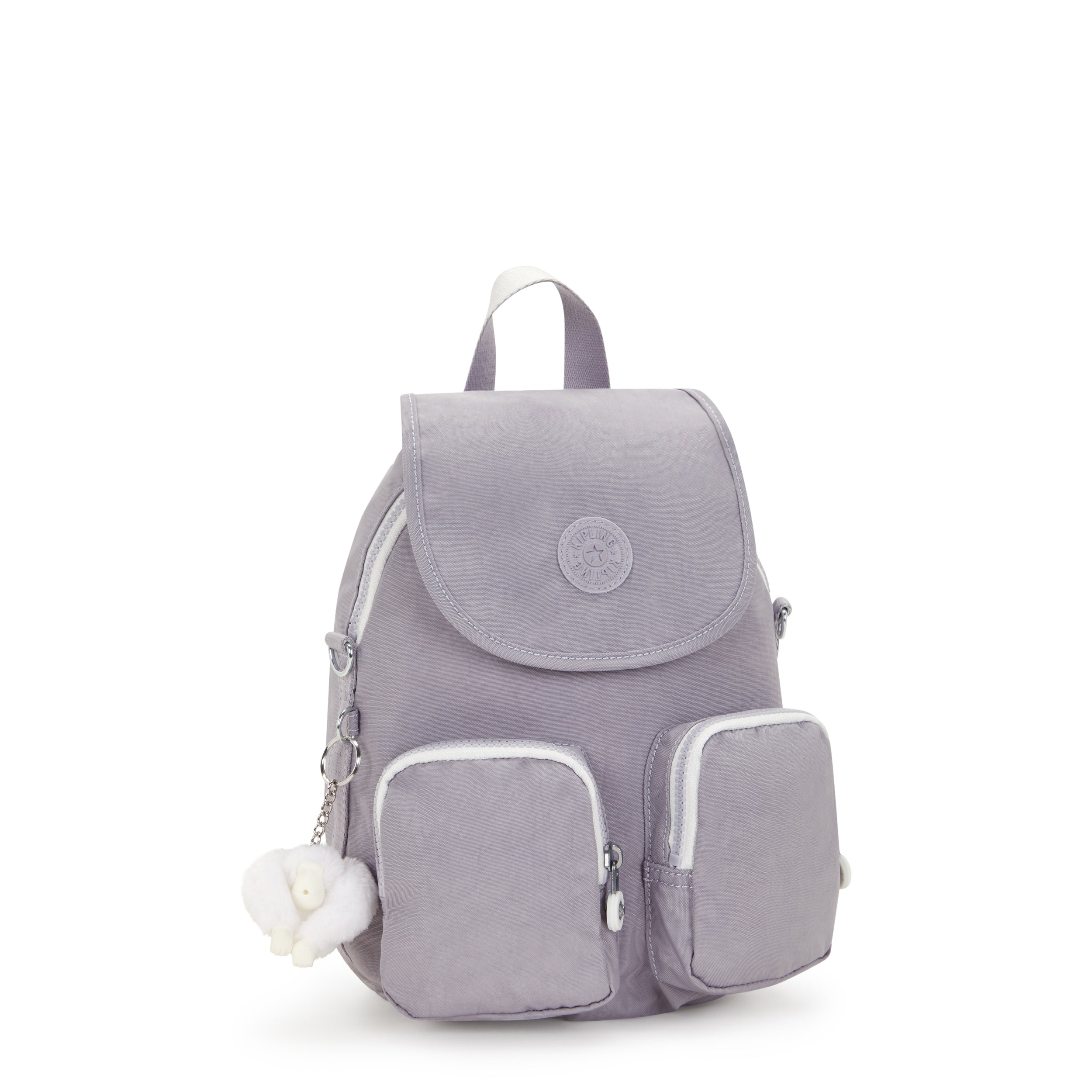 Kipling Firefly Up Tender Grey Small Backpack C212887-1FB