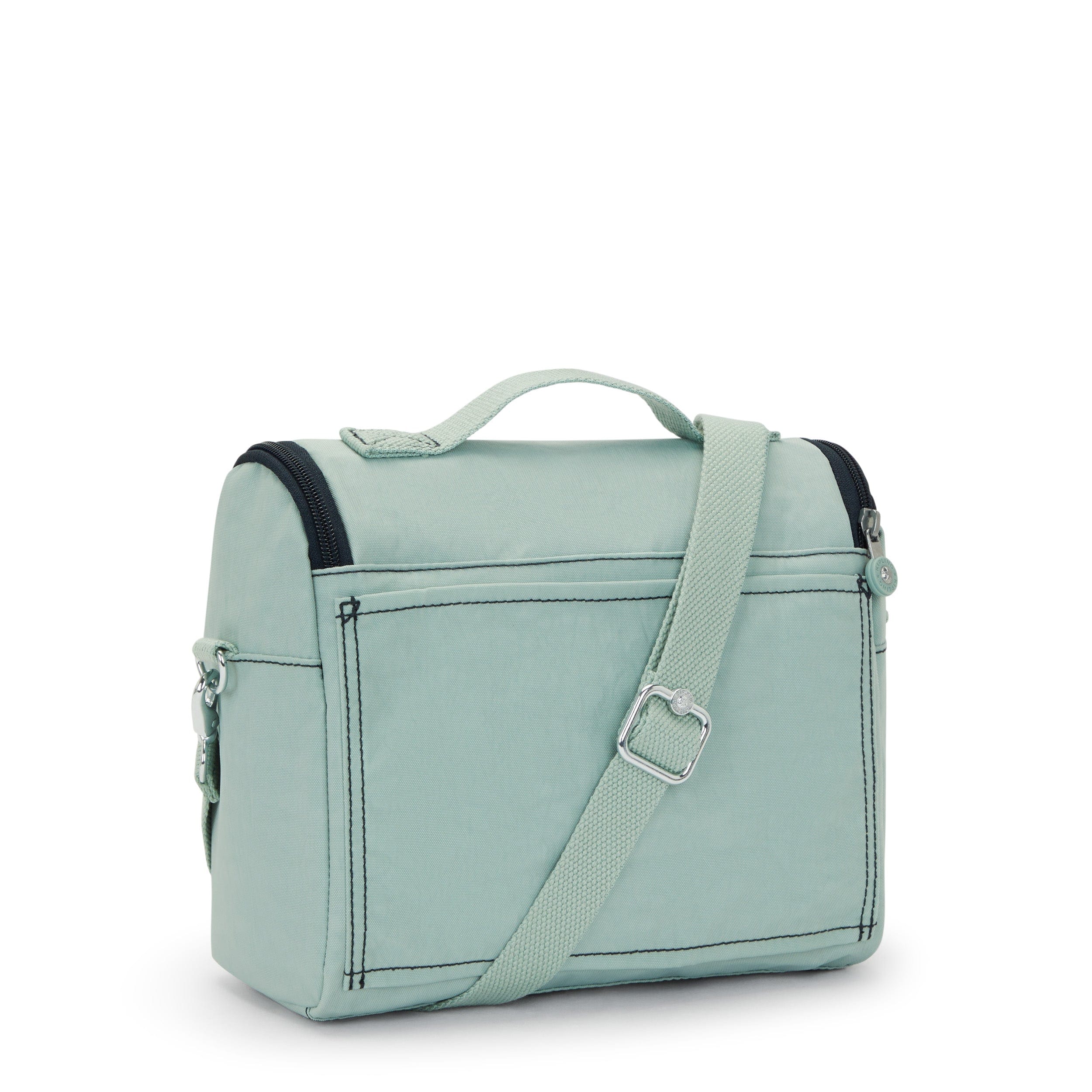 Kipling New Kichirou Sea Green Block Large Lunch Bag with Trolley Sleeve C215289-P3W