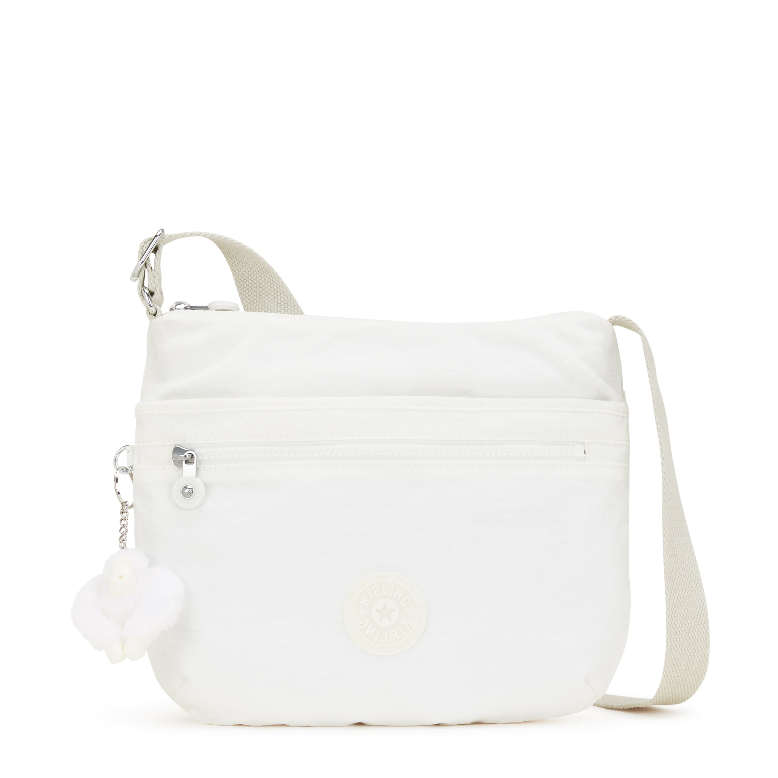 KIPLING-Arto-Medium crossbody-Pure Alabaster-19911-6KH