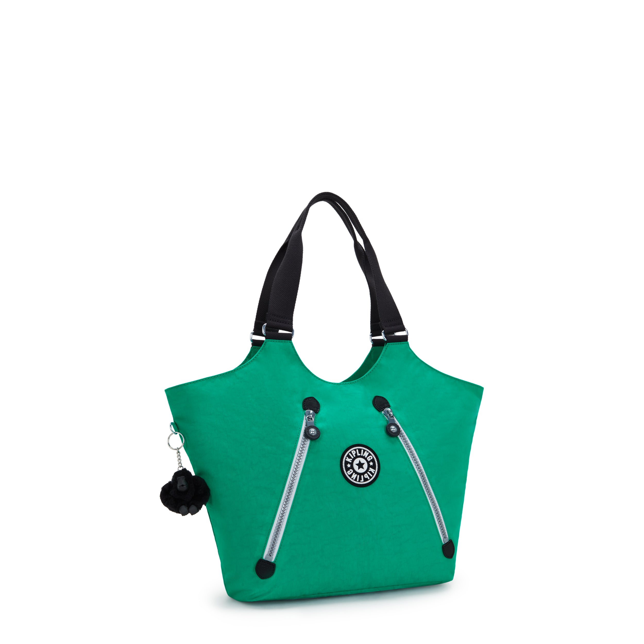 Kipling New Cicely Rapid Green Medium Tote Bag C2I2888-AG4