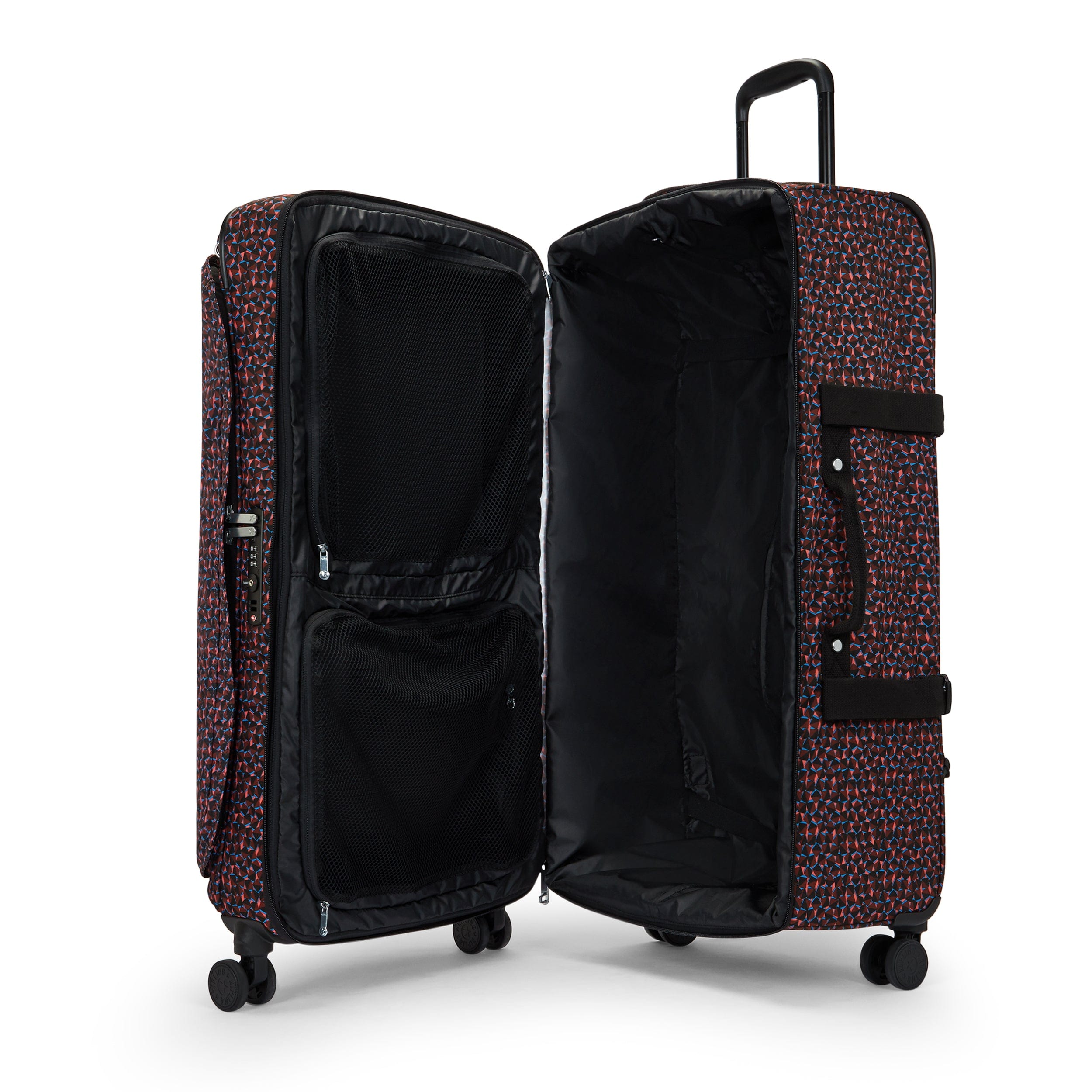 Kipling Spontaneous L Happy Squares Large Wheeled Luggage C2I3397-B3X