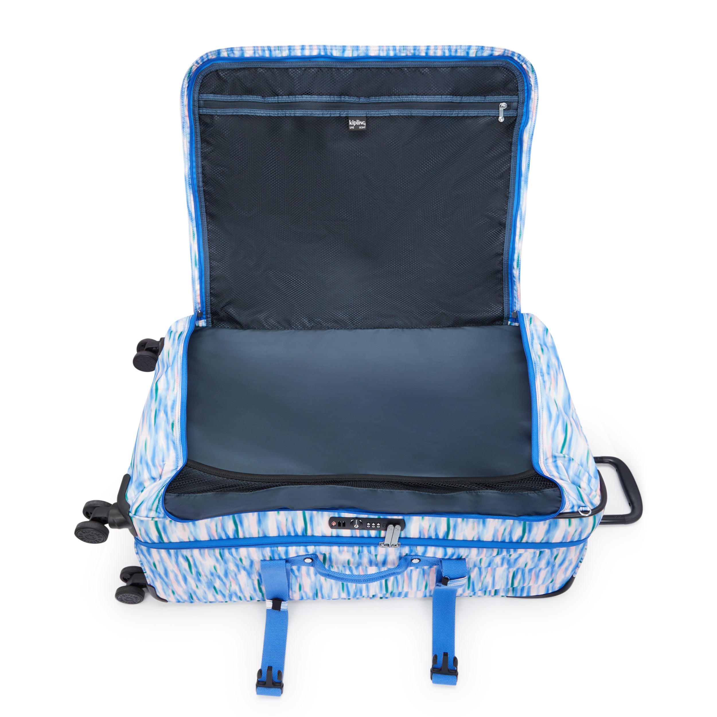 Kipling Spontaneous L Diluted Blue Large Wheeled Luggage C2I3397-TX9