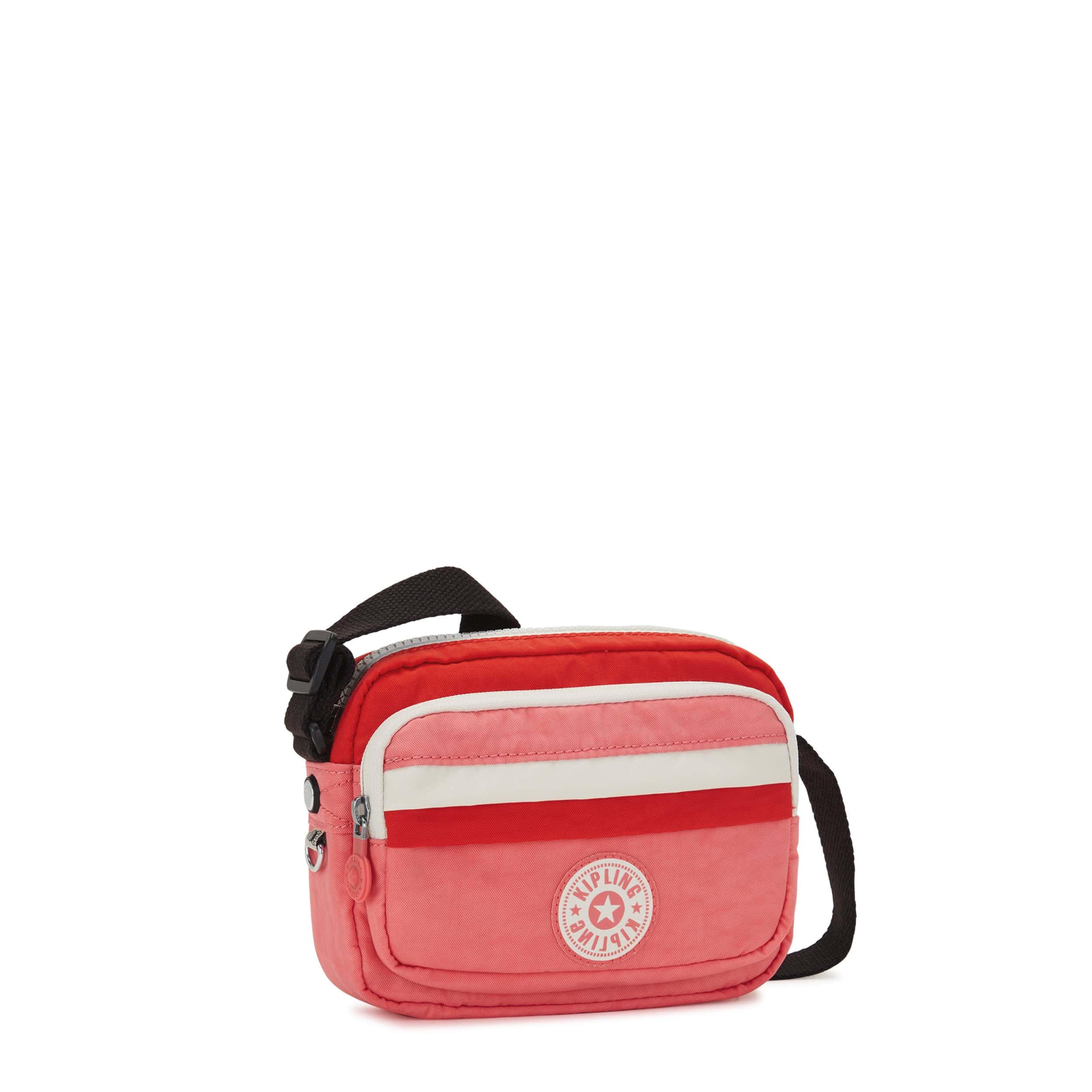 Kipling Sisko Tango Pink Block Small Crossbody Bag C2I3615-S7M