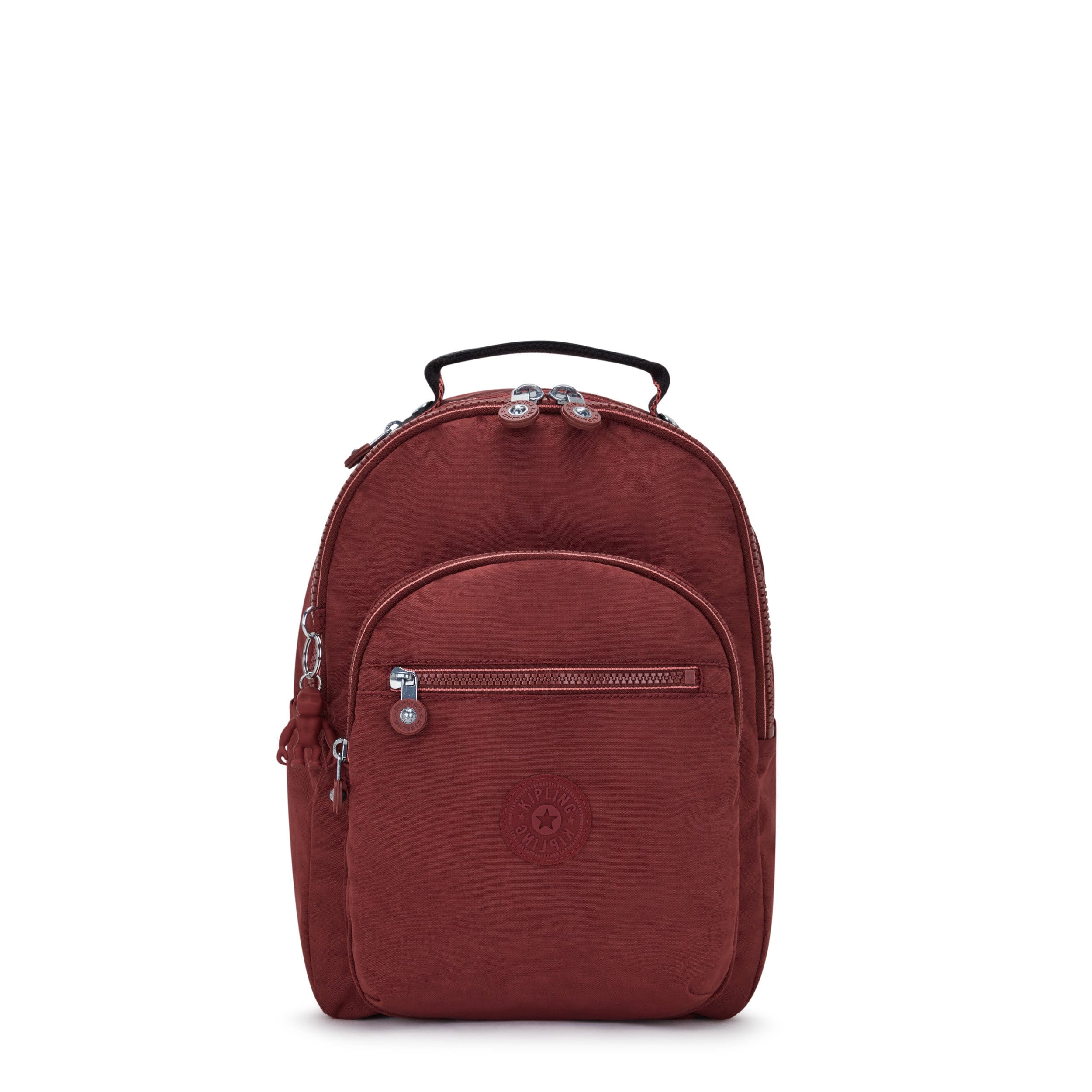 KIPLING-Seoul S-Small Backpack (With Laptop Protection)-Flaring Rust-I4082-A1N