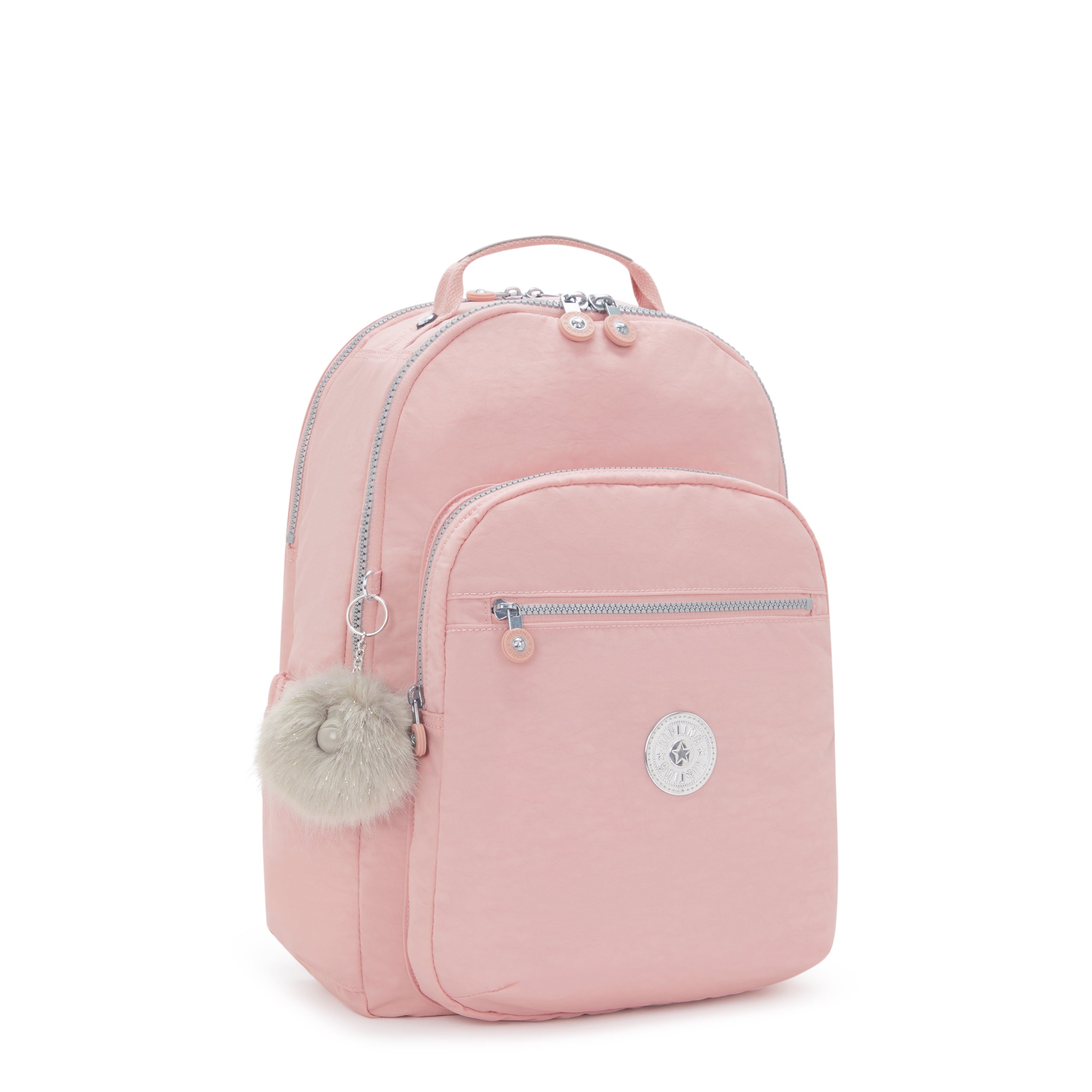 Kipling Seoul Lap Bridal Rose Large Backpack C2I4275-46Y