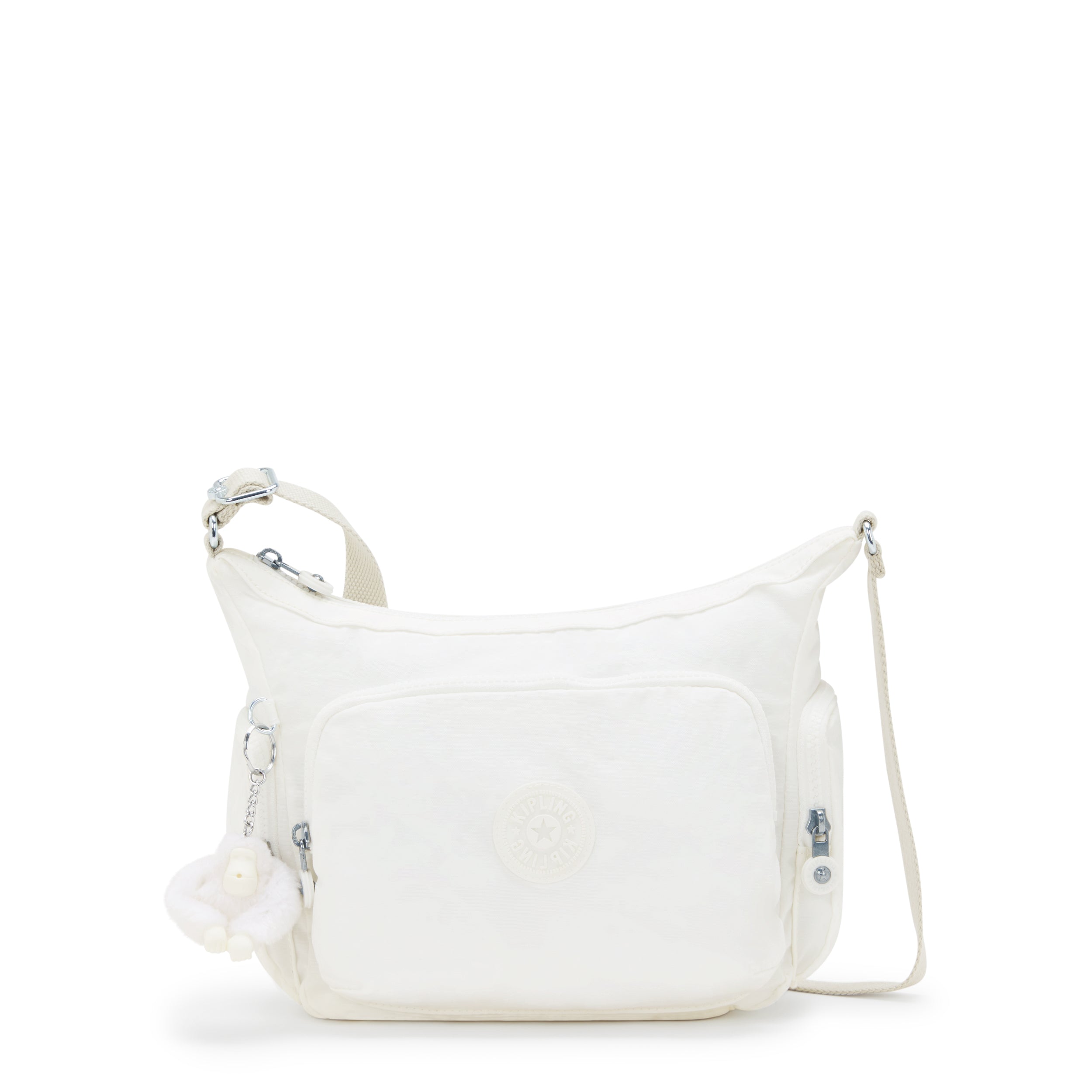 KIPLING-Gabb S-Medium Crossbody Bag with Adjustable Straps-Pure Alabaster-I4493-6KH