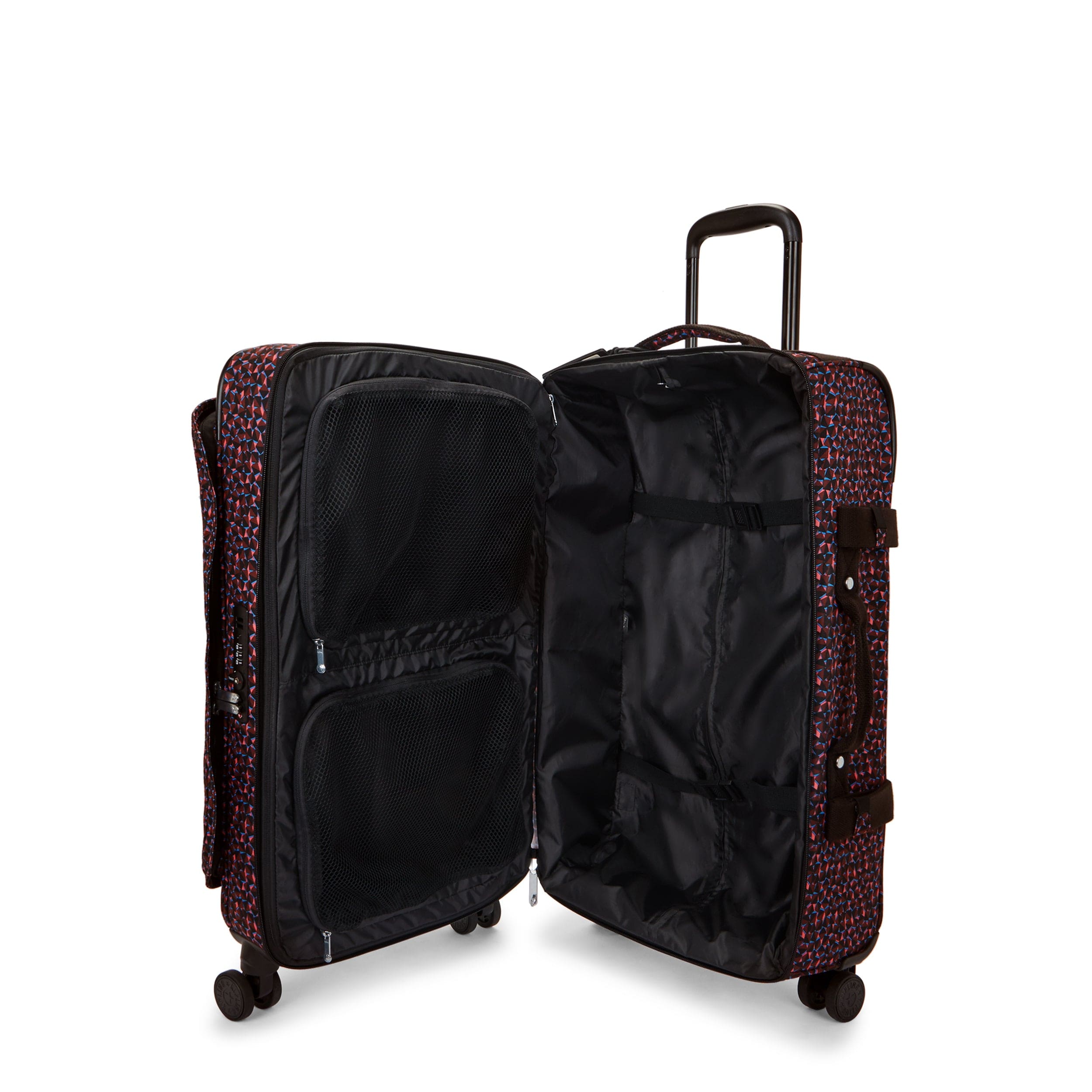 Kipling Spontaneous M Happy Squares Medium Wheeled Luggage C2I4556-B3X