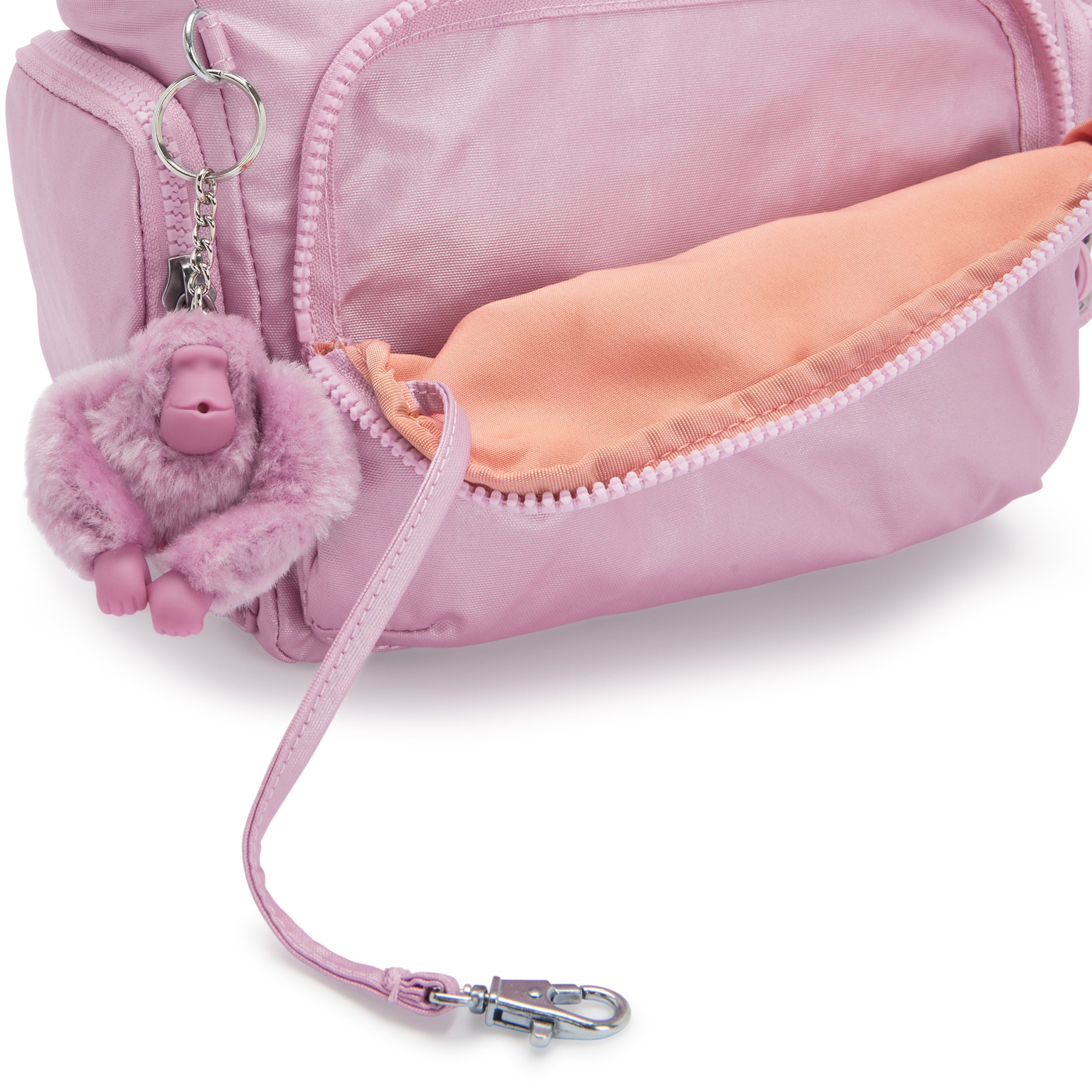 Kipling Gabb S Metallic Lilac Medium Crossbody Bag C2I4611-F4D