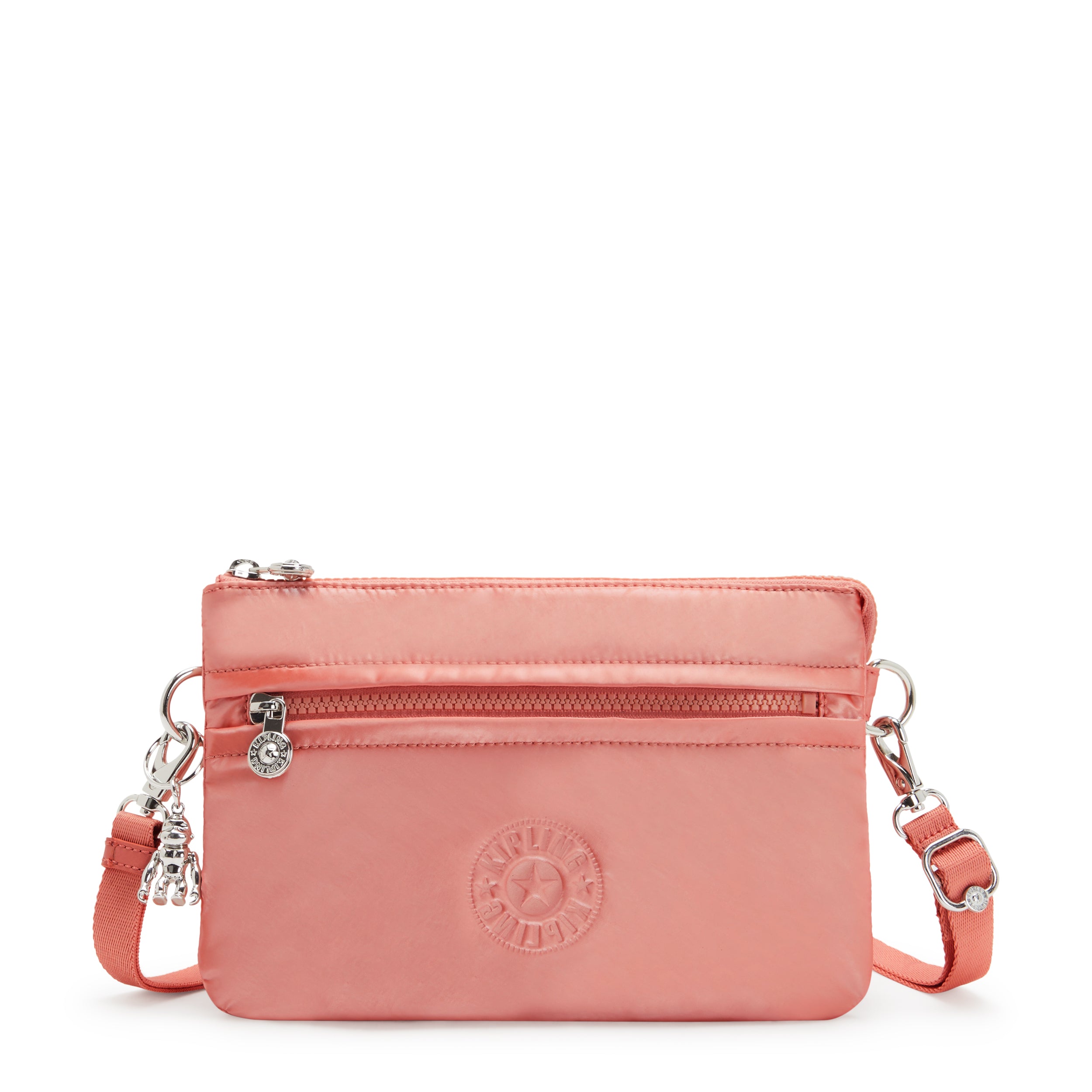 KIPLING-Riri-Small crossbody (with removable strap)-Peach Glam-I4683-S7W