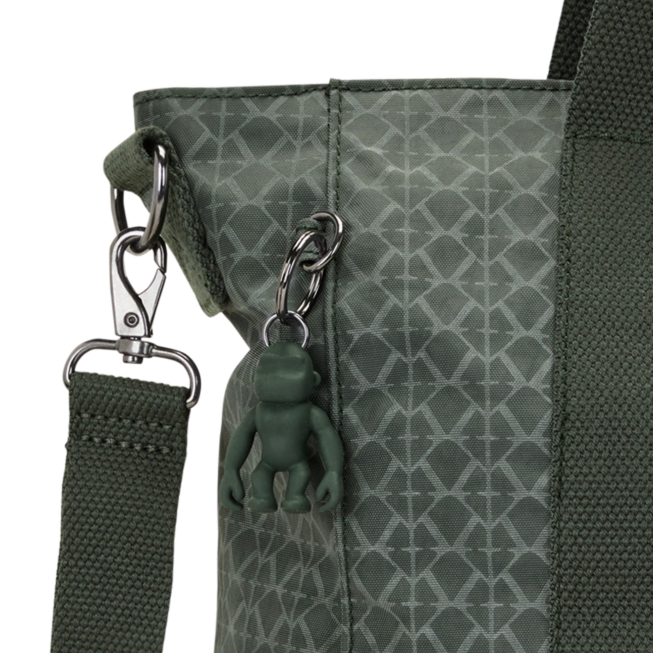 Kipling Asseni Sign Green Embosse Large Tote Bag C2I5651-F6C