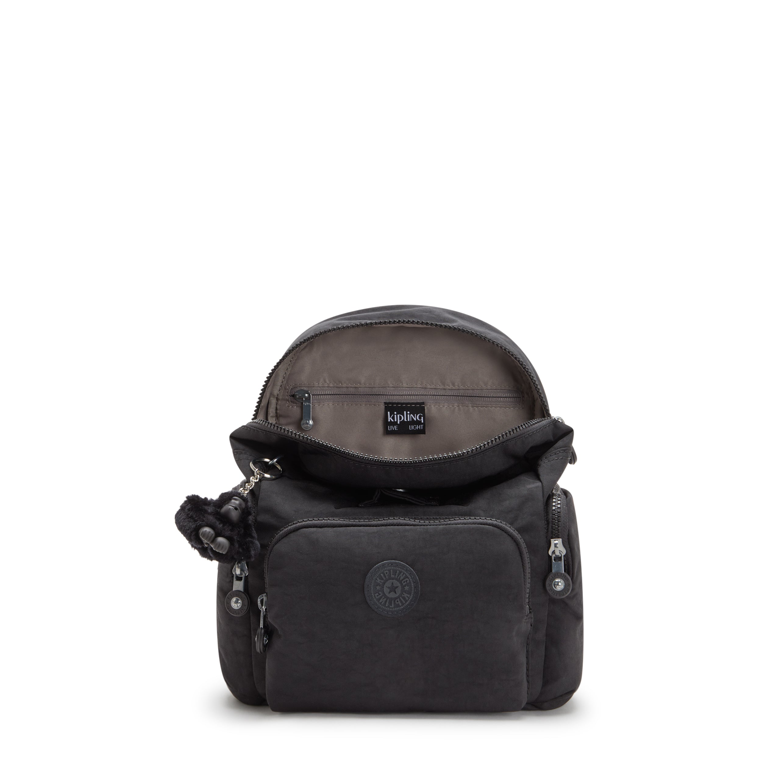 Kipling City Zip Mini Black Noir Mini Backpack C2I6046-P39