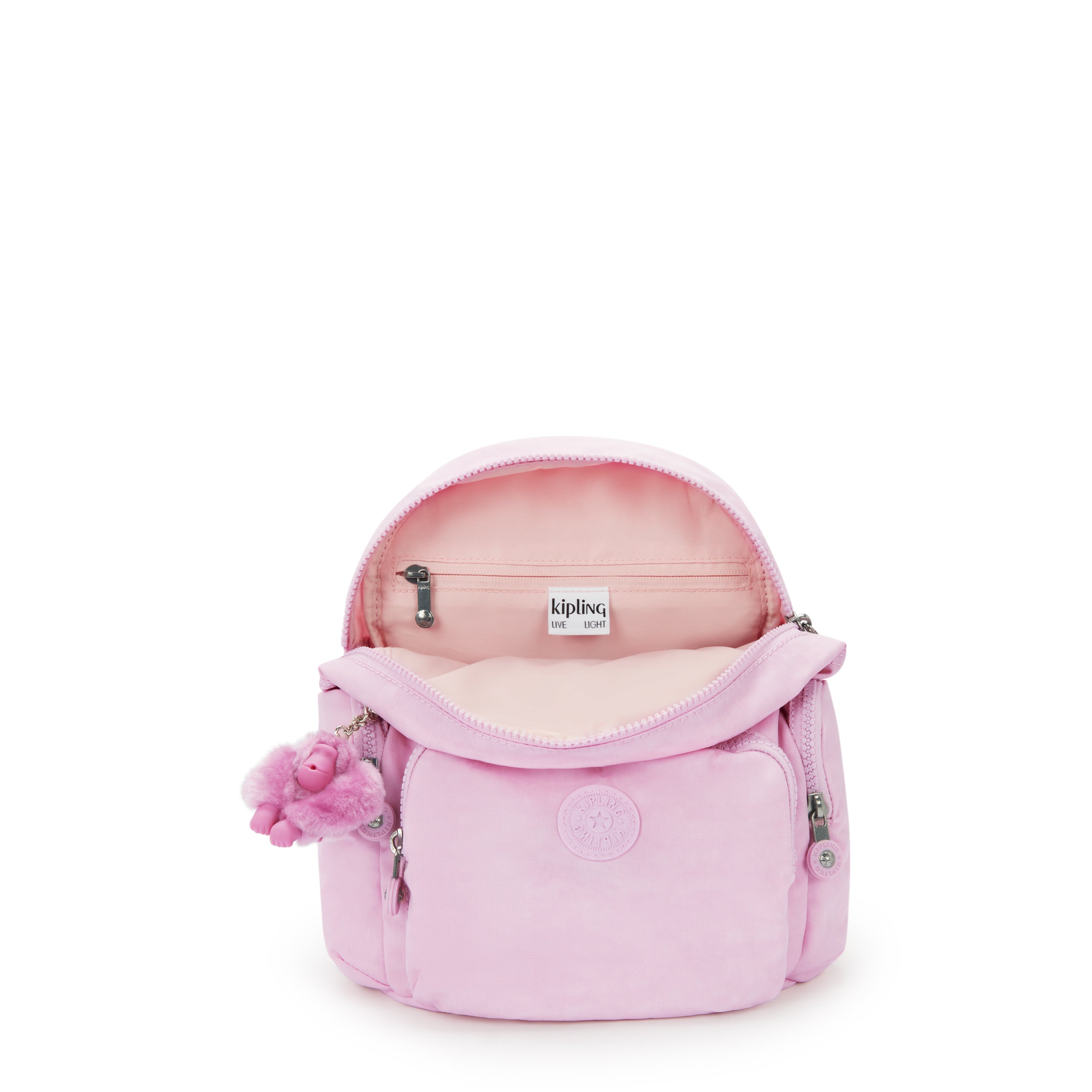 Kipling City Zip Mini Blooming Pink Mini Backpack C2I6046-R2C