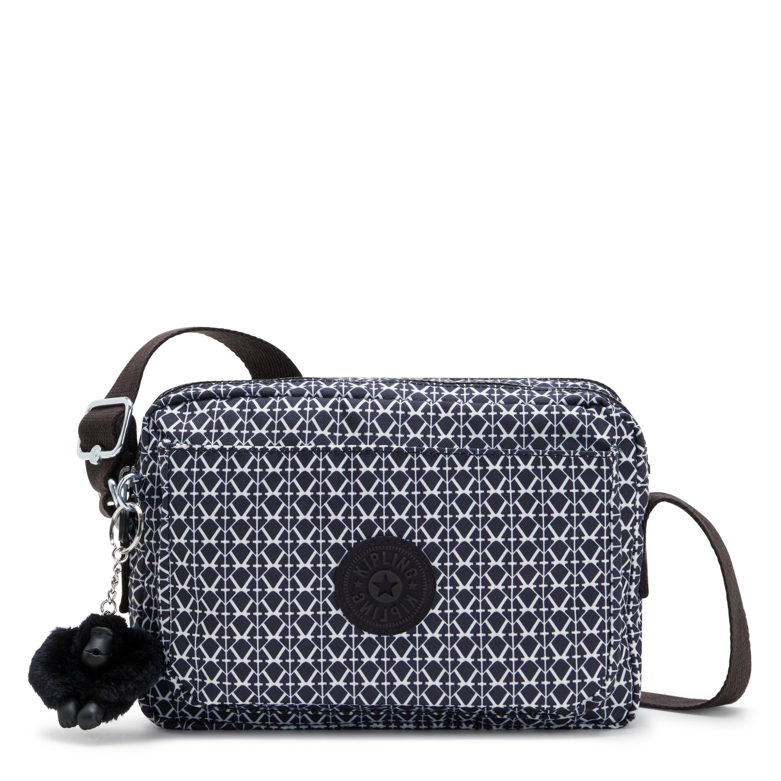 KIPLING-Abanu M-Medium crossbody-Signature Print-I6237-DD2