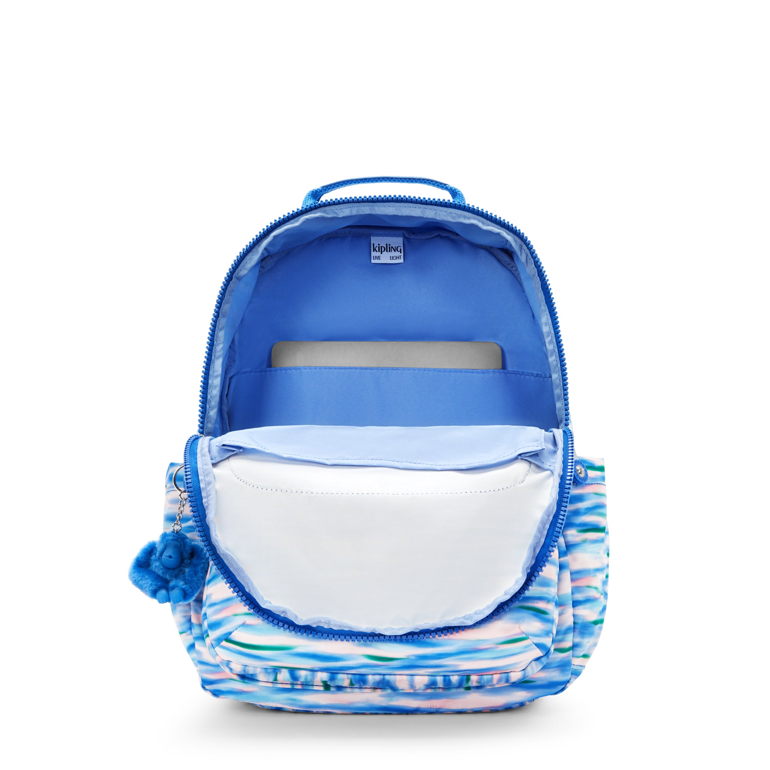 Kipling Seoul Diluted Blue Large Backpack C2I6269-TX9