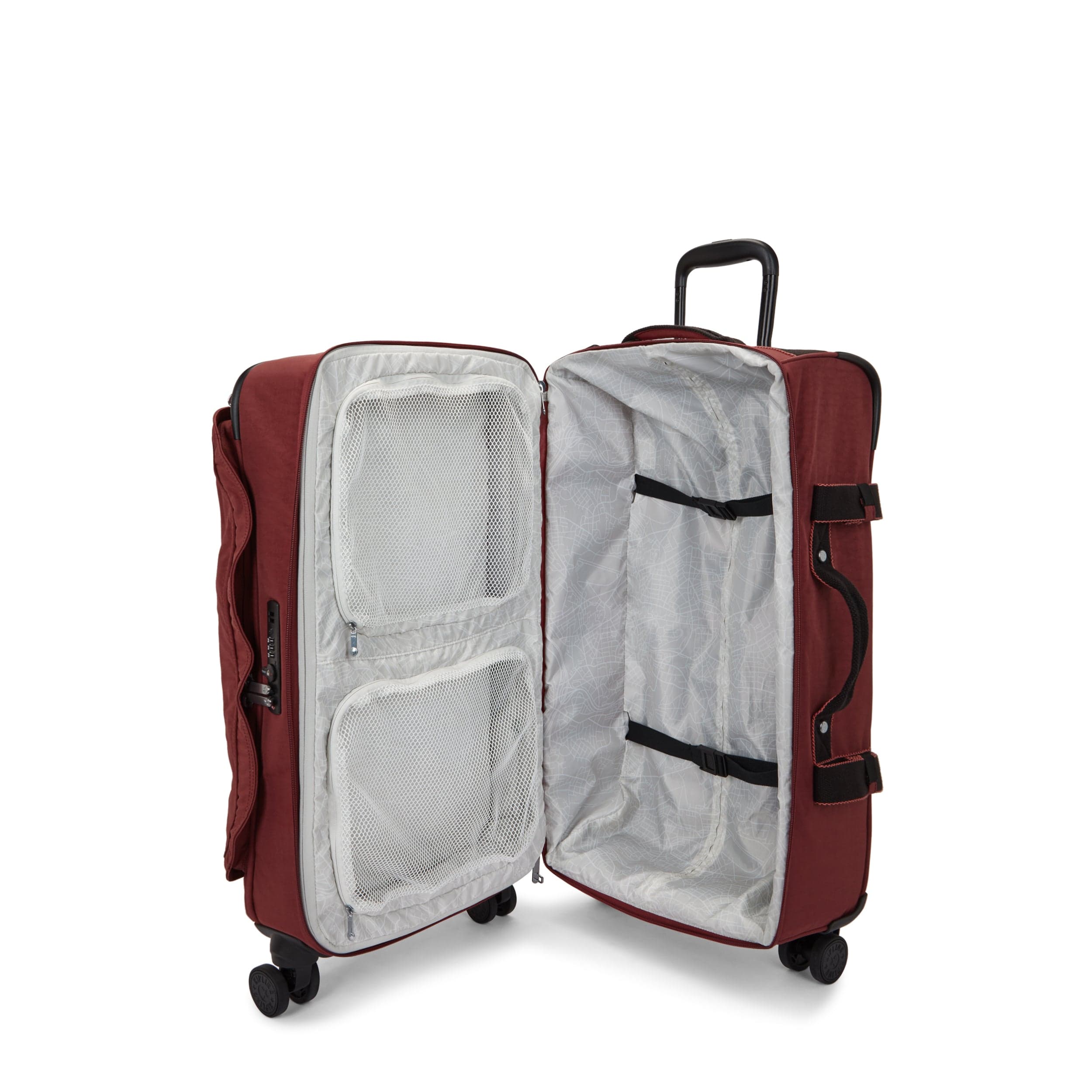 Kipling Spontaneous M Flaring Rust Medium Wheeled Luggage C2I6918-A1N