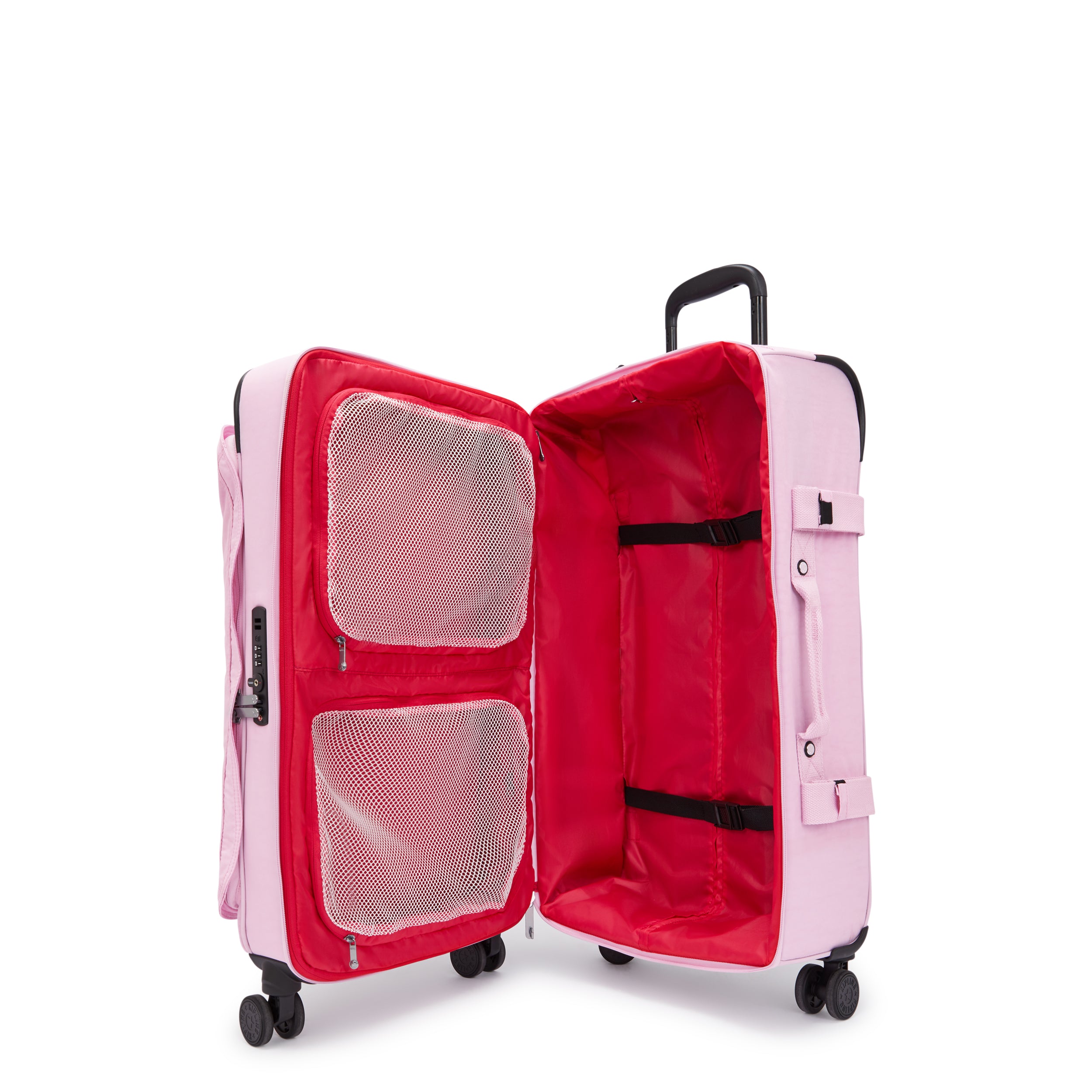 Kipling Spontaneous M Blooming Pink Medium Wheeled Luggage C2I6918-R2C