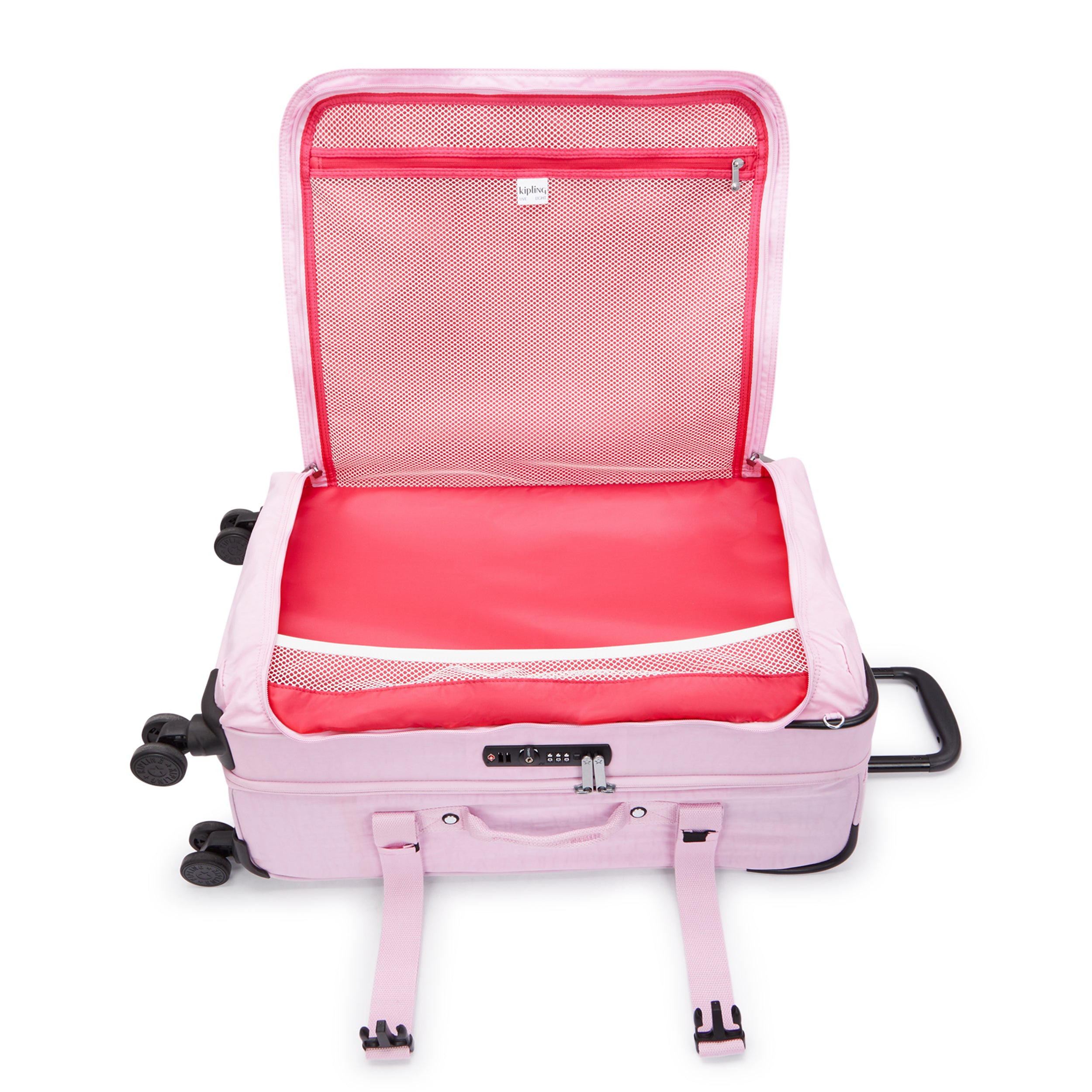 Kipling Spontaneous M Blooming Pink Medium Wheeled Luggage C2I6918-R2C