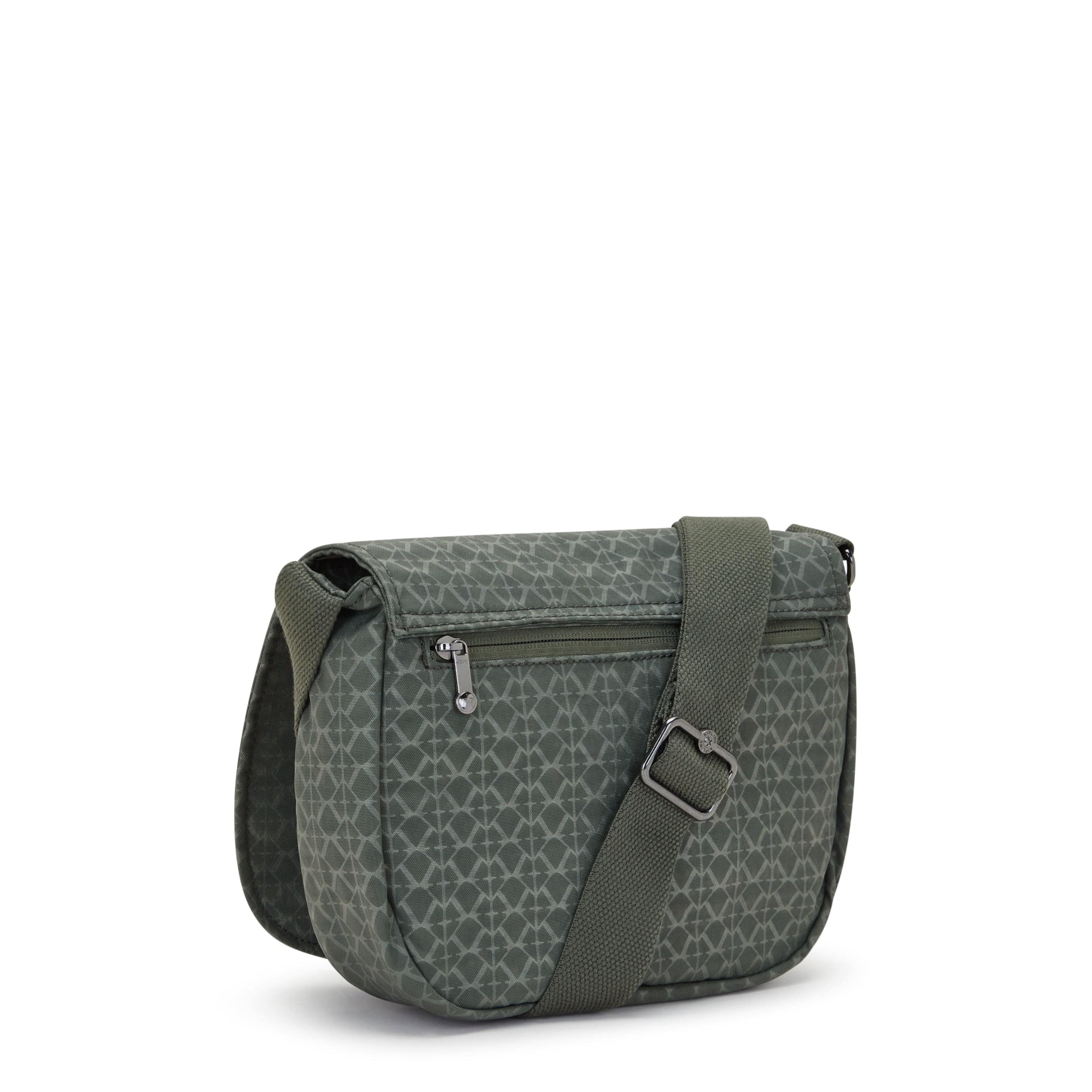 Kipling Loreen M Sign Green Embosse Medium Crossbody Bag C2I7677-F6C