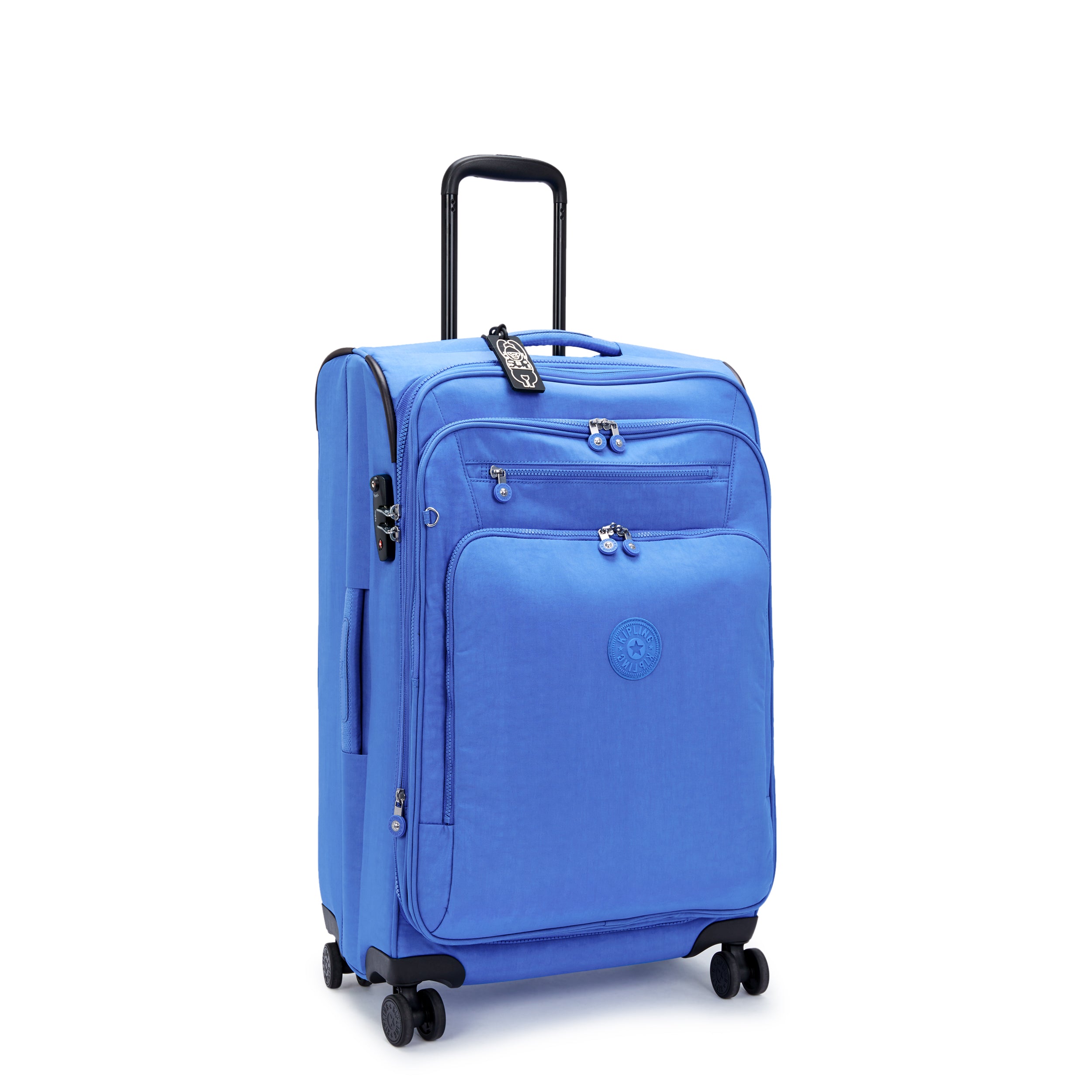 Kipling New Youri Spin M Havana Blue Medium Expandable Spinner C2I7706-JC7