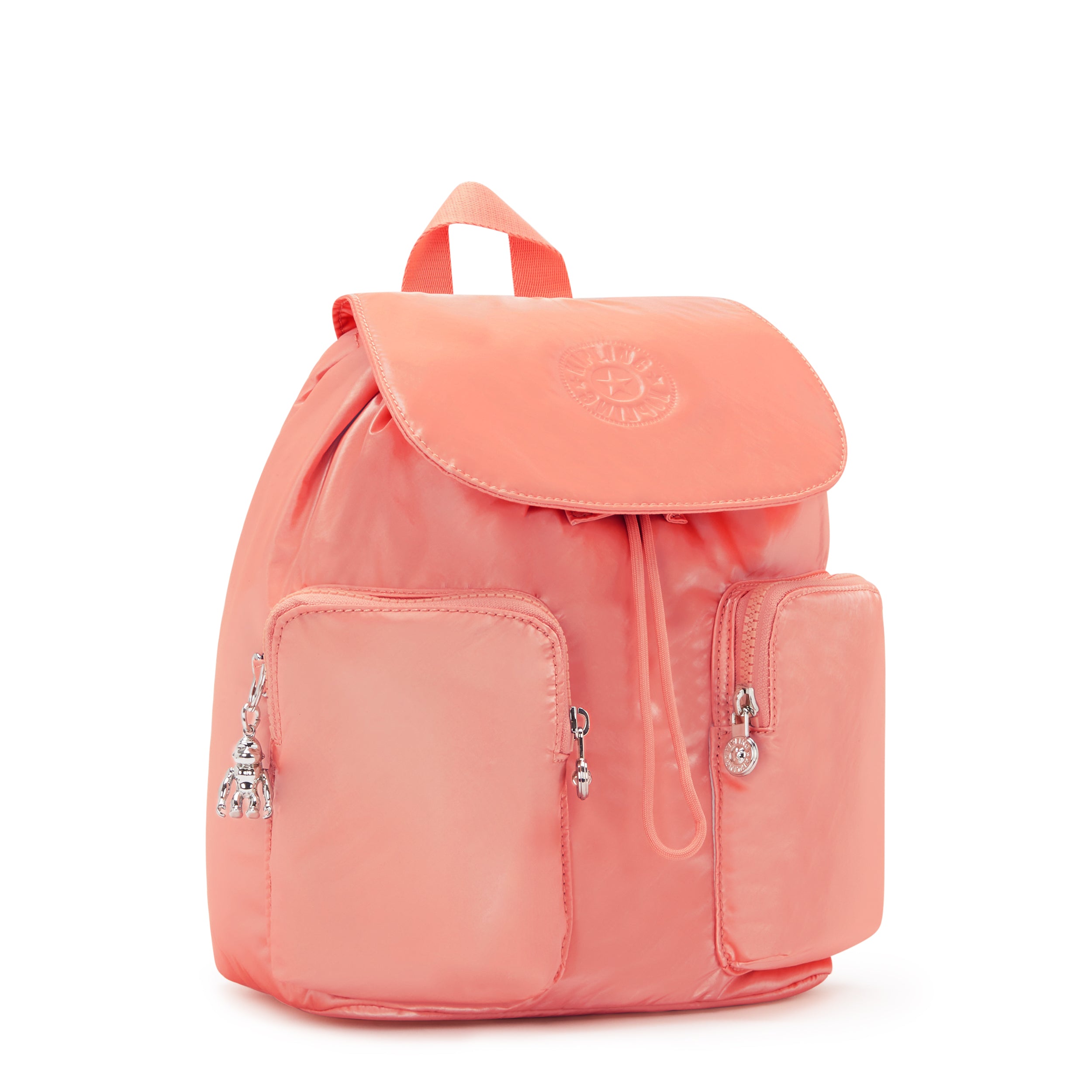 Kipling Anto S Peach Glam Small Drawstring Backpack C2I7751-S7W