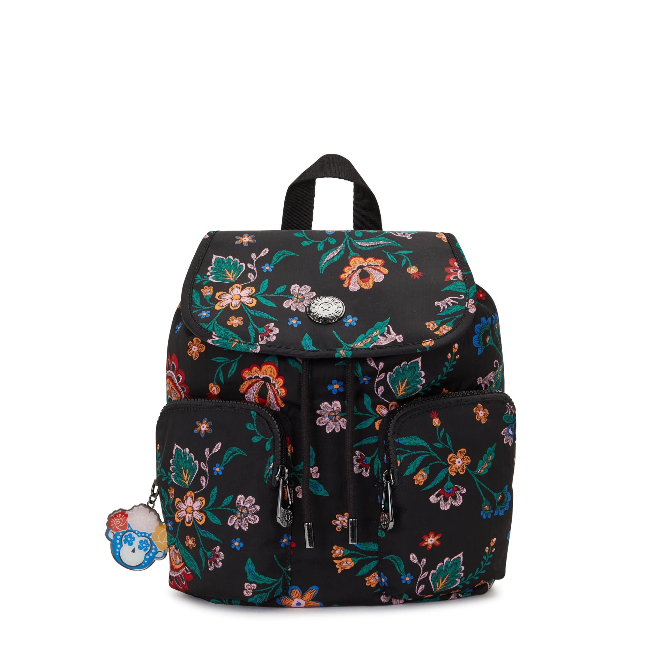 KIPLING-Anto S-Small Backpack-Frida Kahlo Floral-I7760-3NF