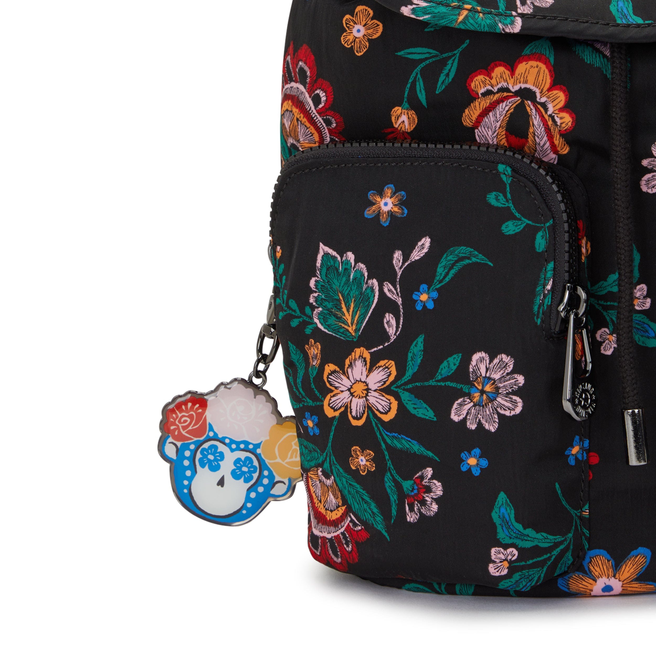 Kipling Anto S Frida Kahlo Floral Small Drawstring Backpack C2I7760-3NF