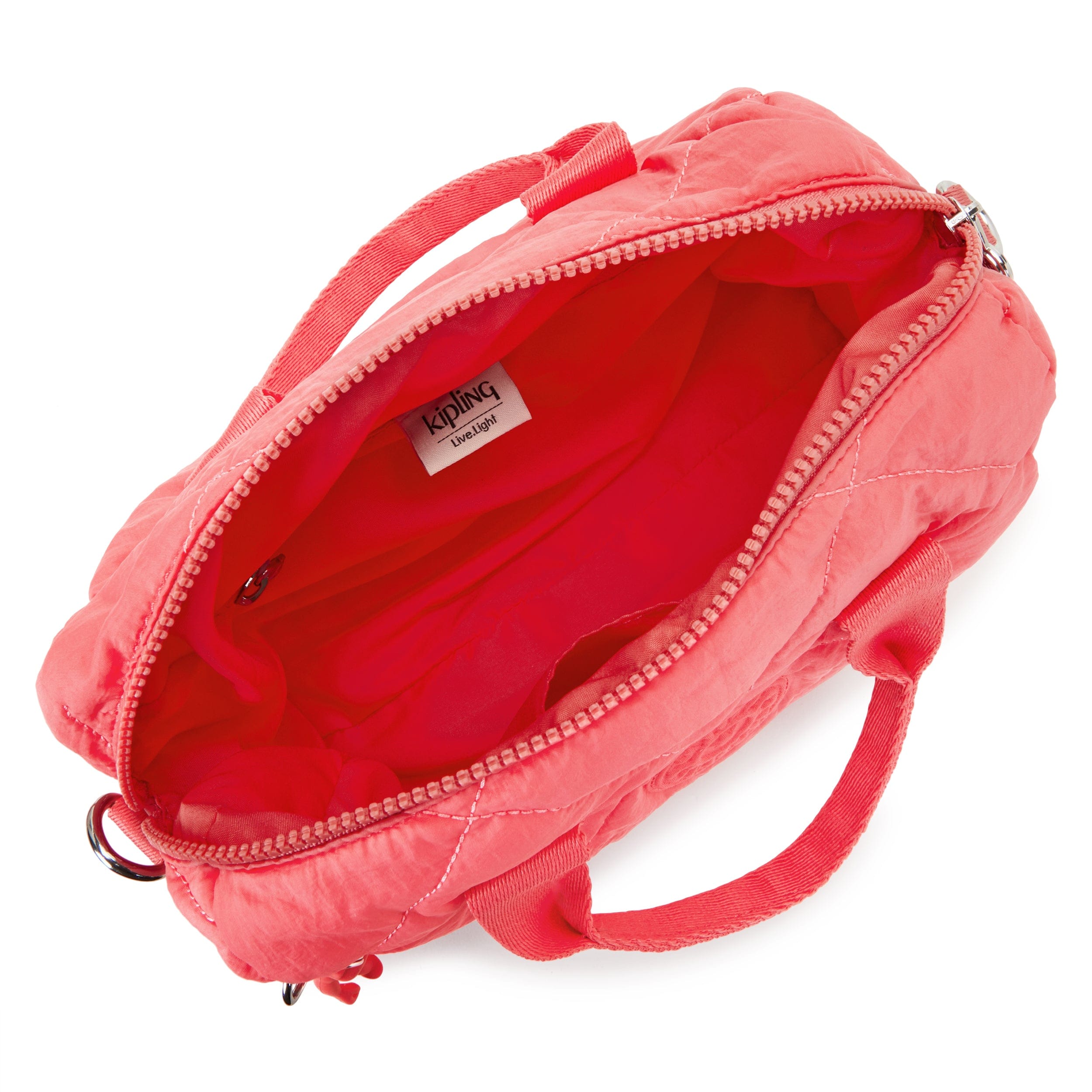 Kipling Bina M Cosmic Pink Quilt Medium Shoulder Bag C2I7934-66U