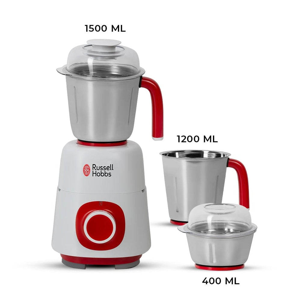 Russell Hobbs RHB400 Health Blender Juicer & Mixer 400 Juicer Mixer Grinder  (4 Jars, Silver) Price in India - Buy Russell Hobbs RHB400 Health Blender  Juicer & Mixer 400 Juicer Mixer Grinder (