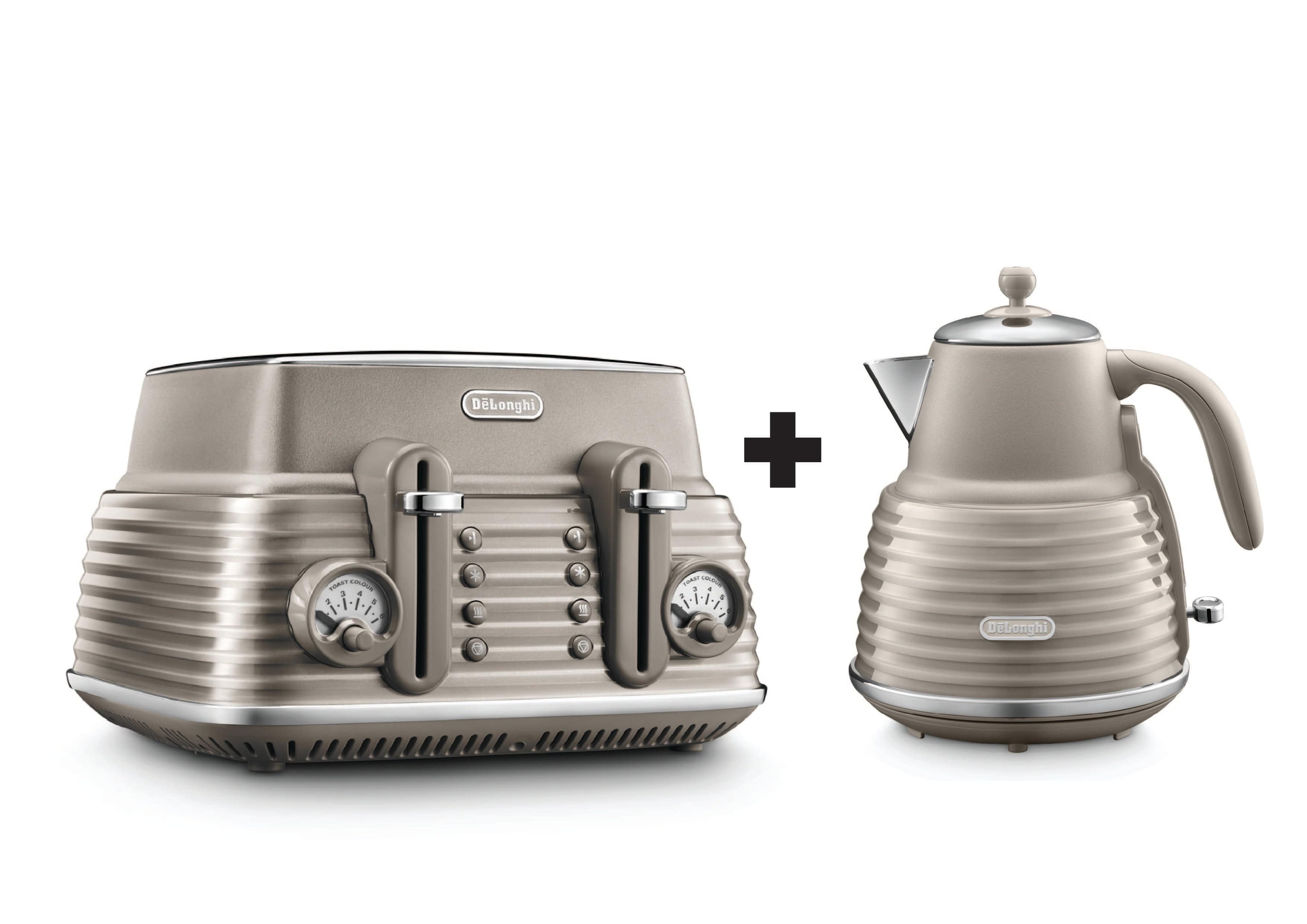 De'Longhi Scolpito Kettle + Toaster