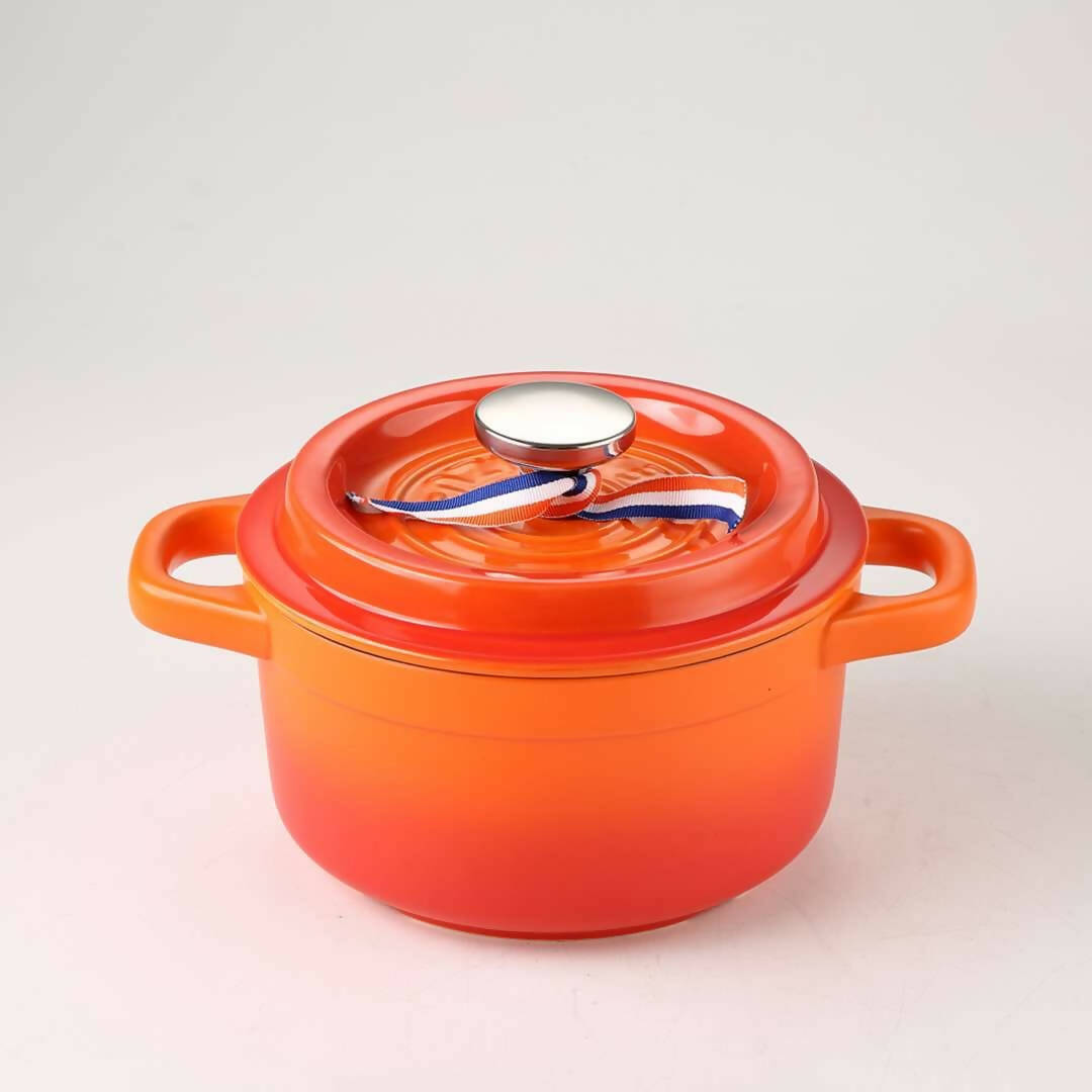 Che Brucia Ceramic Orange Direct Fire Casserole