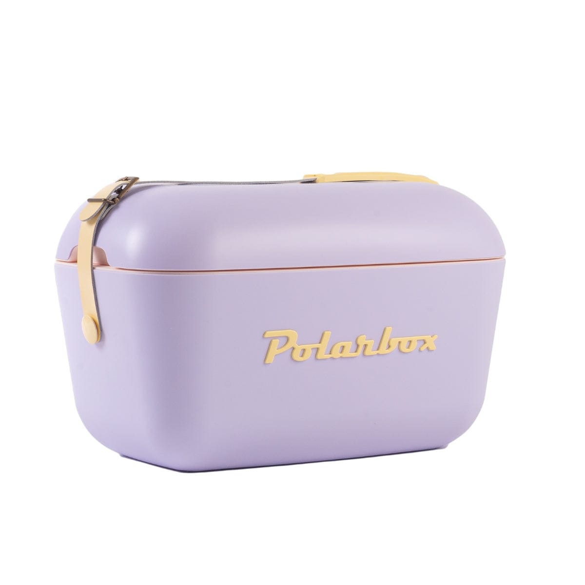 Polarbox 20L Pop Cooler Box with Leather Strap , Lilac & Yellow