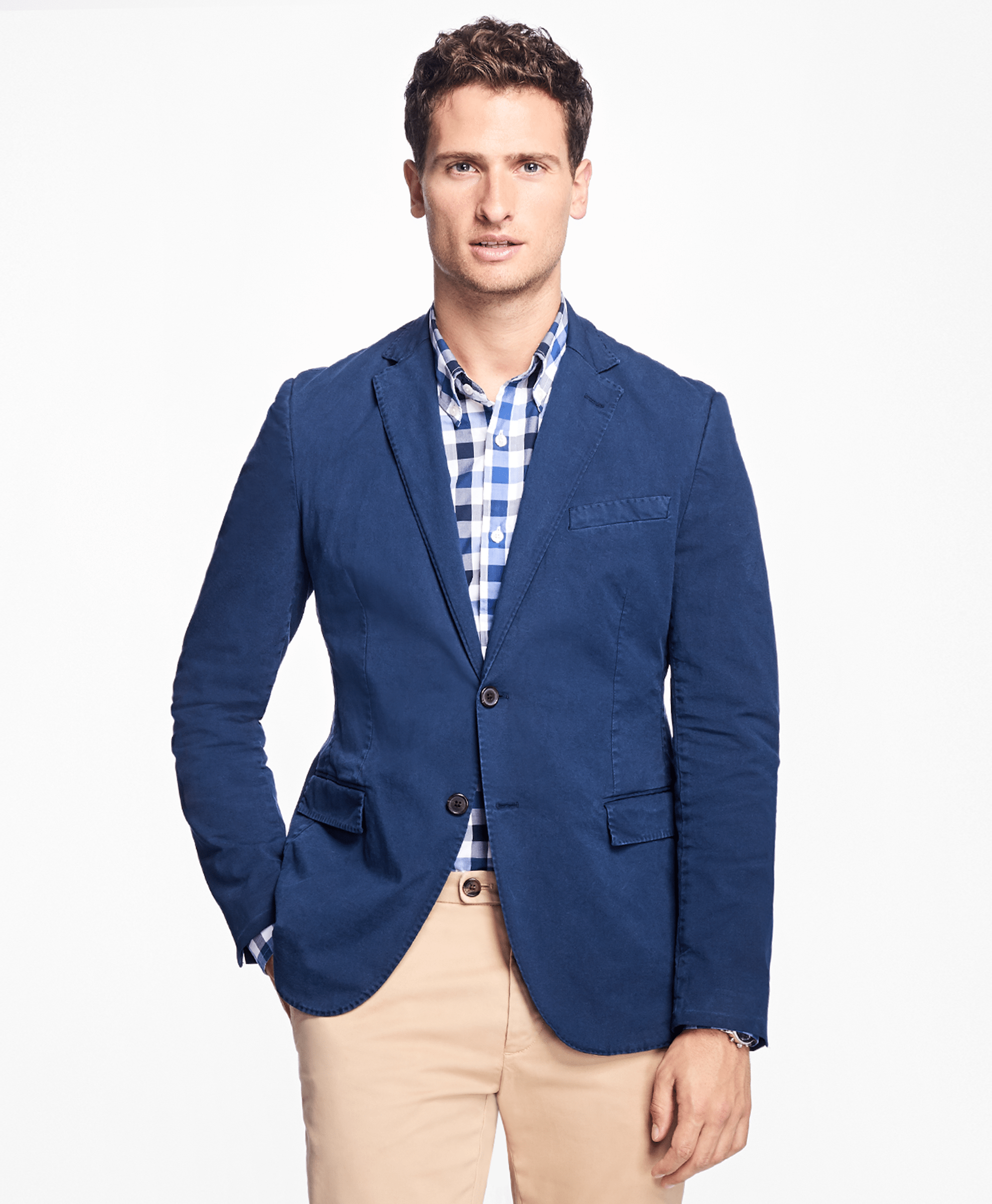 MENS SPORT COATS SPCTRF 2B SLD NAVY - 000100077268 042 36R