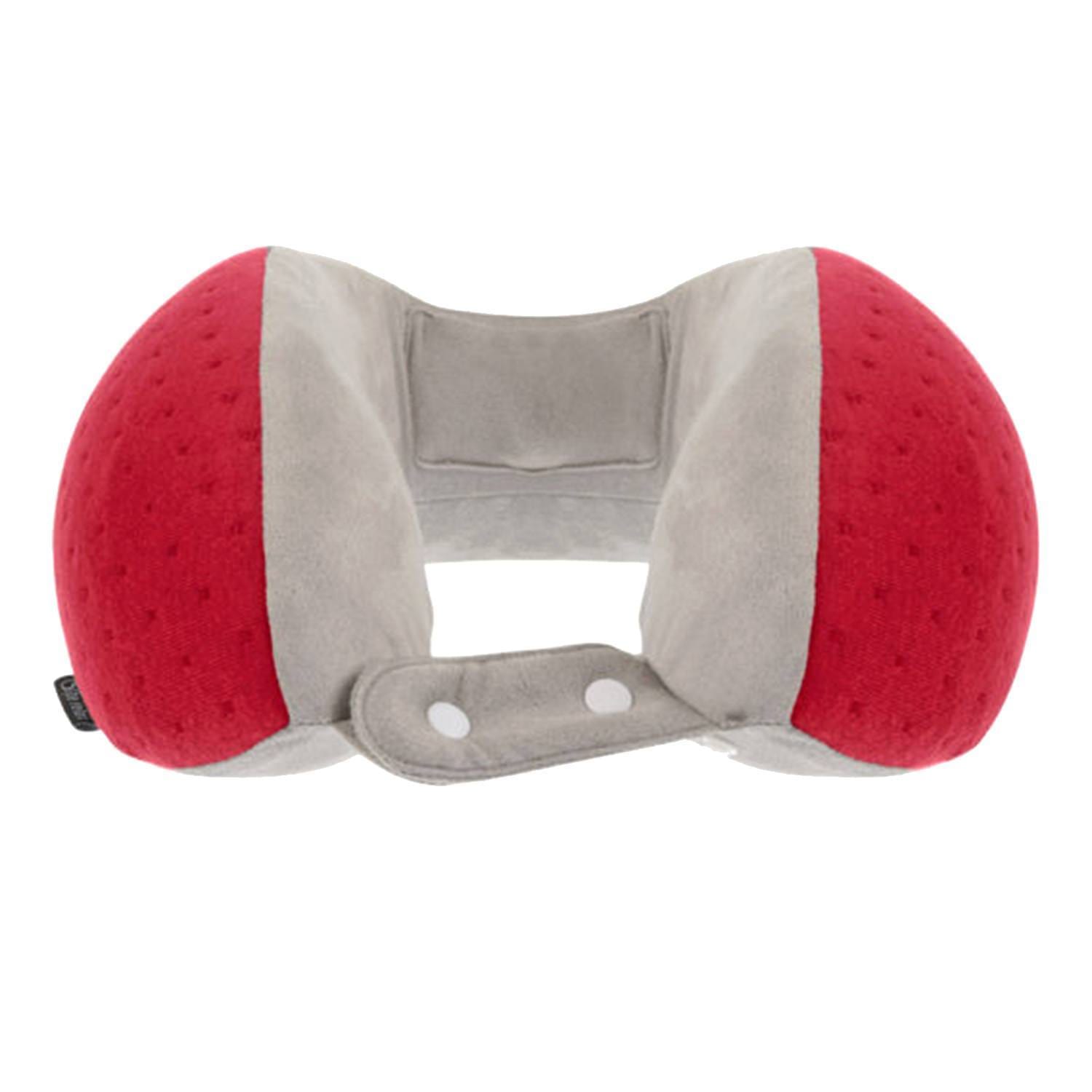 Be Relax My Memory Foam Wellness Neck Pillow Velvet Red 1001300058