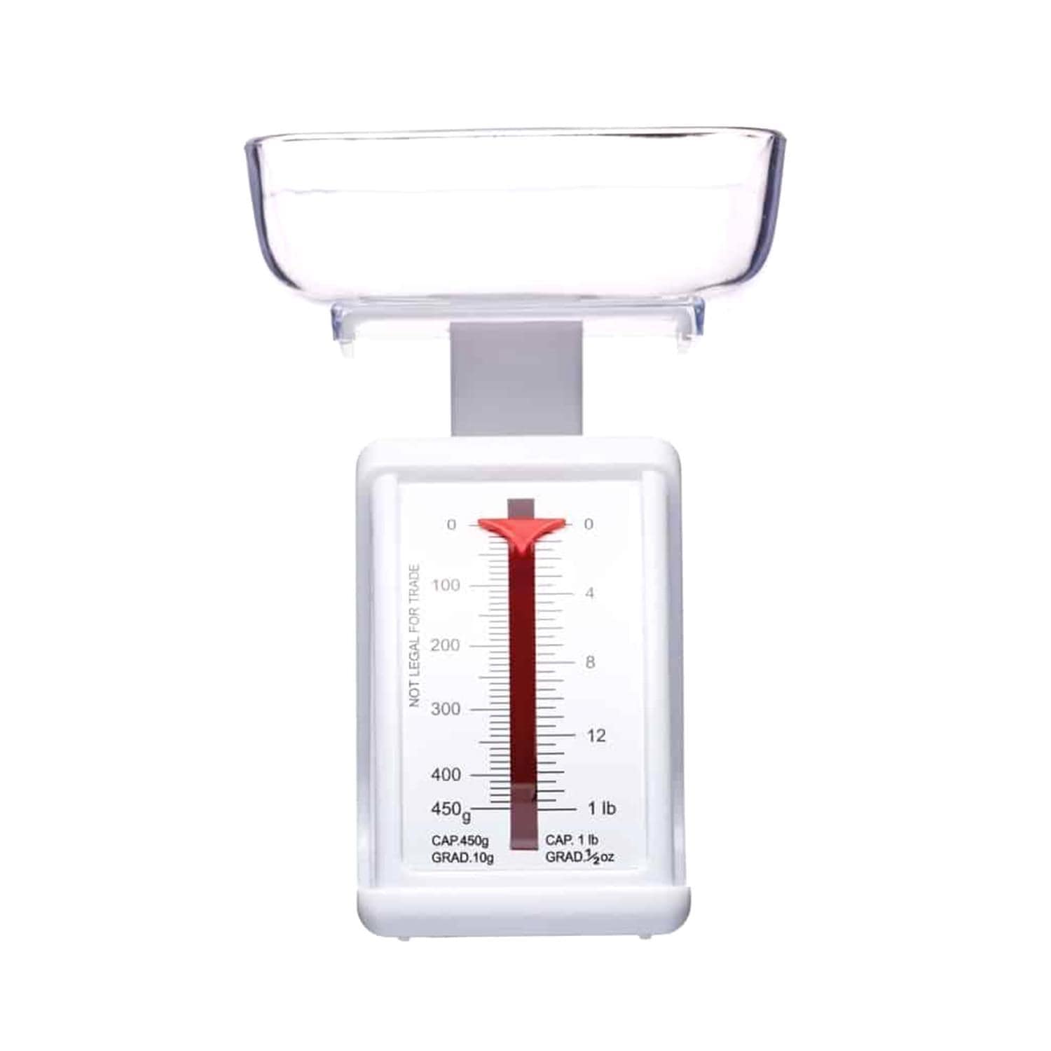 Kitchen Craft Mechanical Diet Scale - Clear and White - KCSCALE110 - Jashanmal Home
