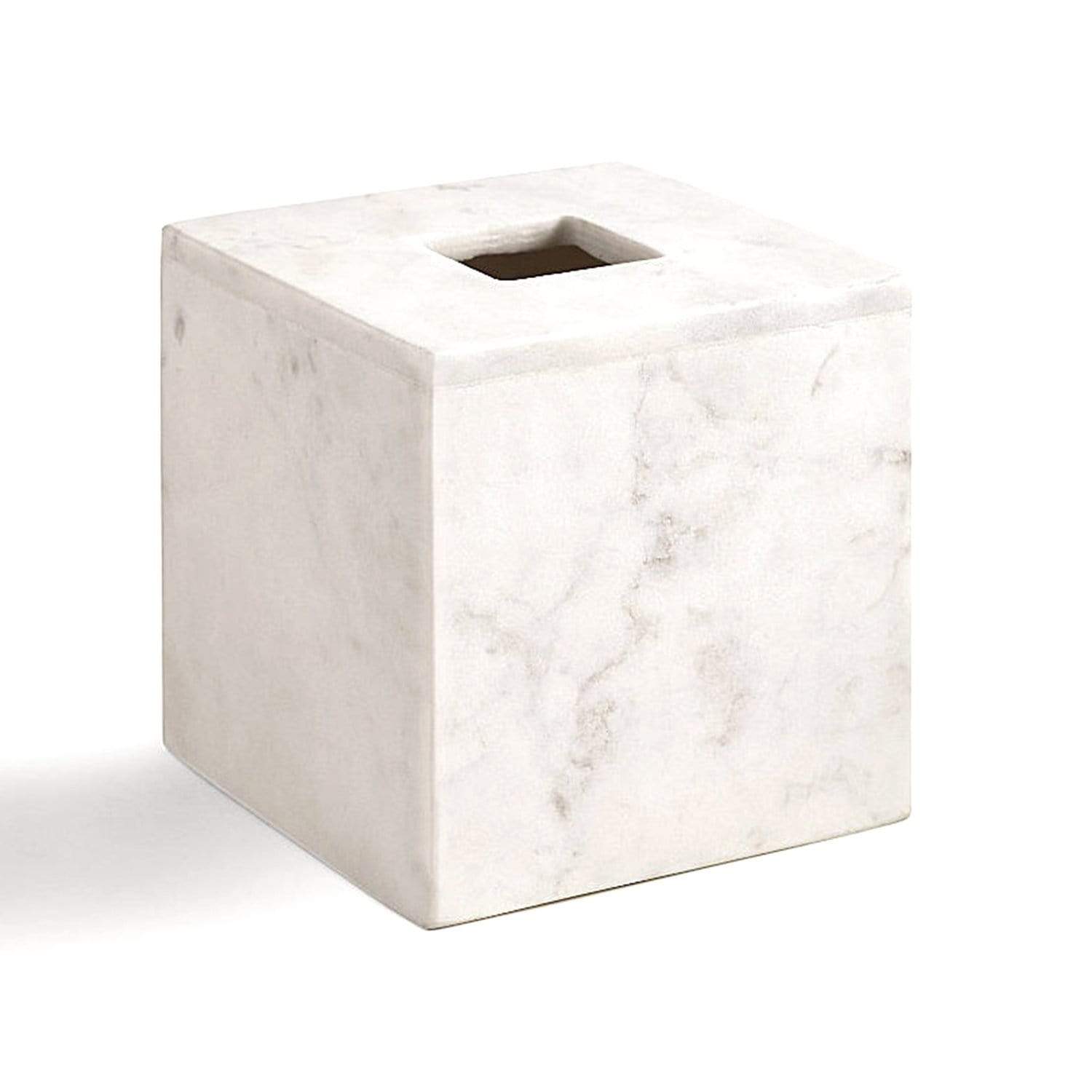 Kassatex Pietra Calacatta Marble Tissue Holder - White - APT-TH – Jashanmal