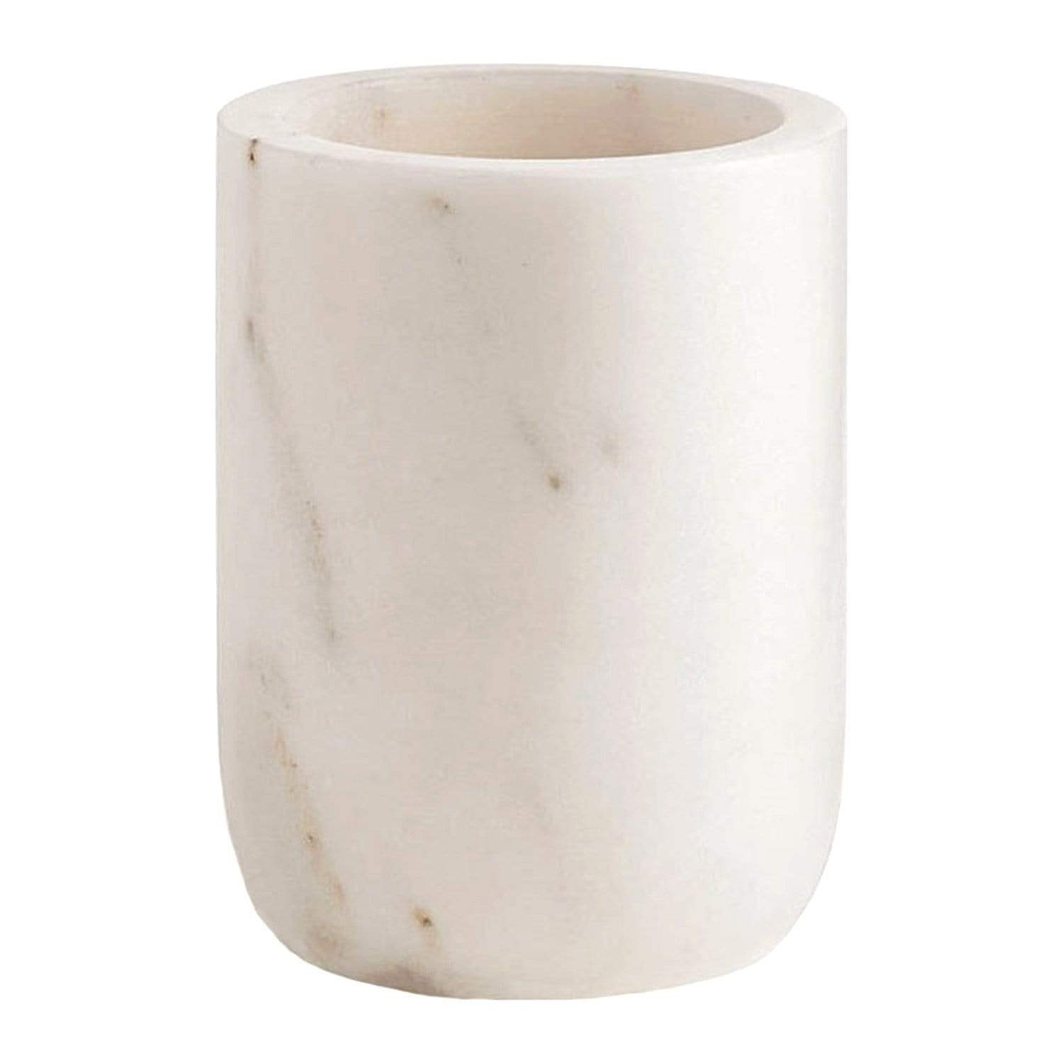 Kassatex Pietra Calacatta Marble Tumbler - White - APT-T