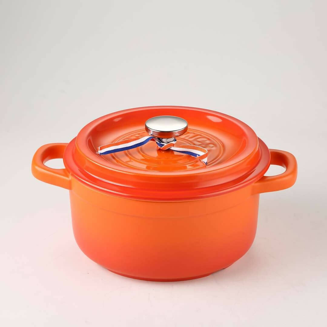 Che Brucia Ceramic Orange Direct Fire Casserole