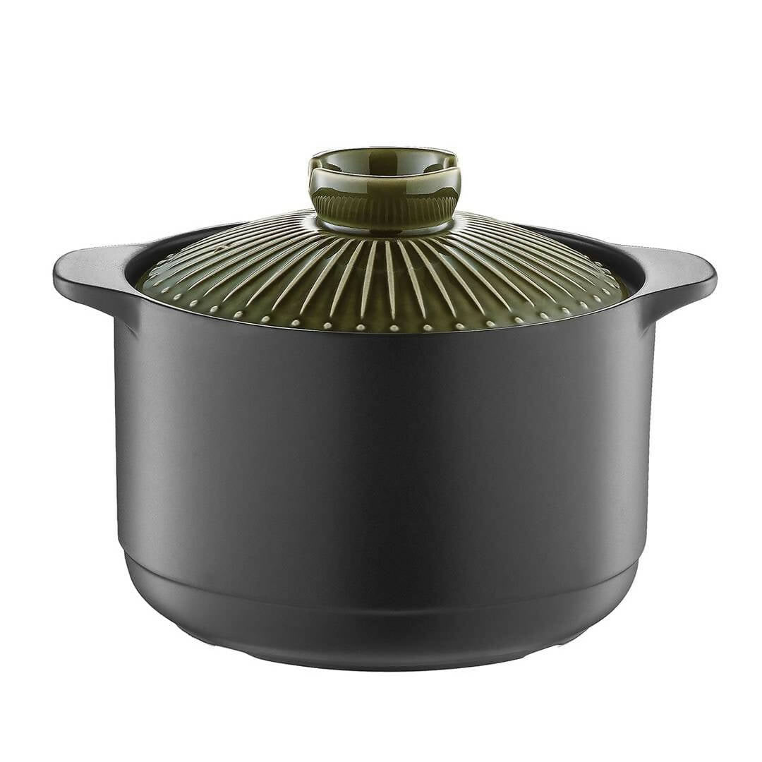 Che Brucia Ceramic Green Direct Fire Casserole