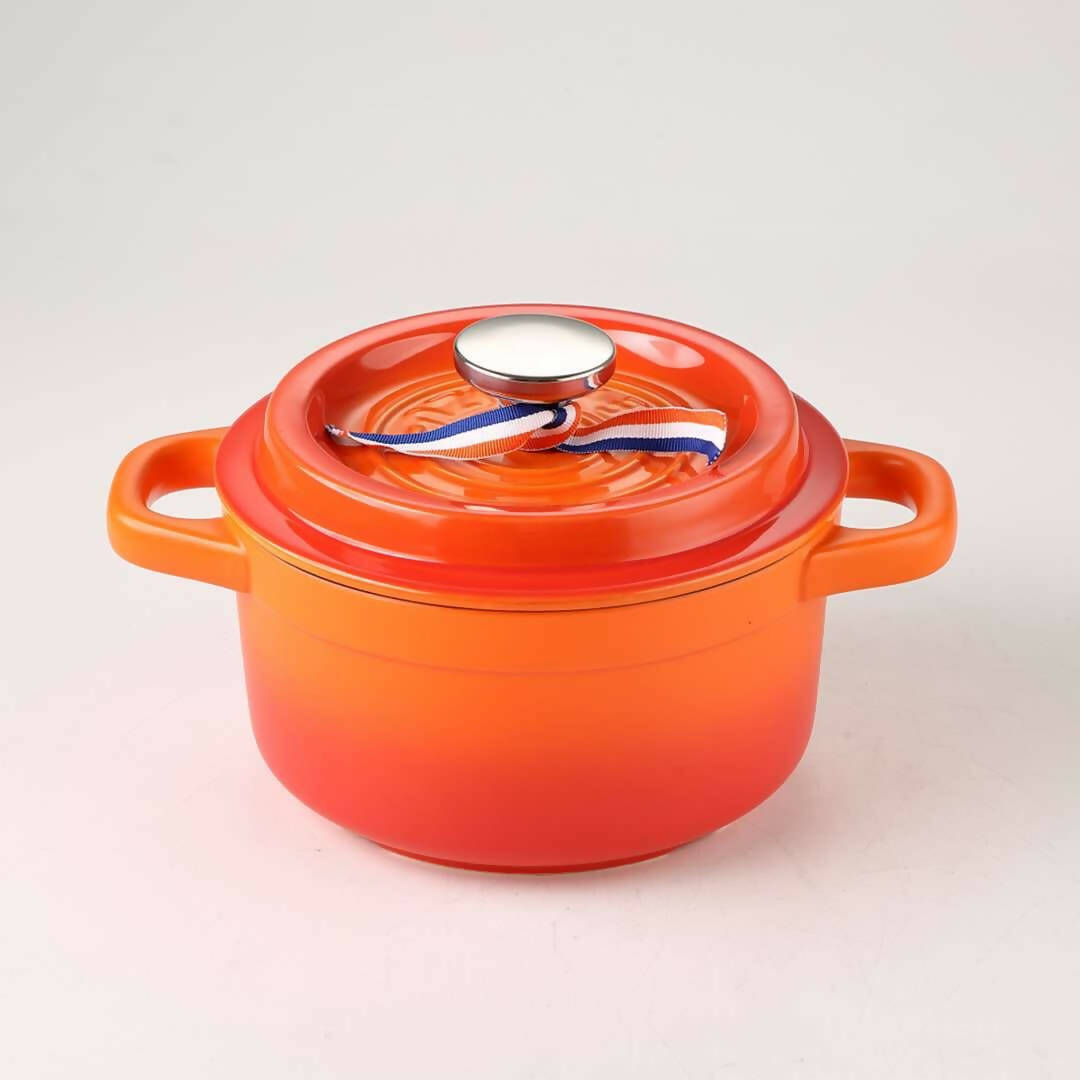 Che Brucia Ceramic Orange Direct Fire Casserole