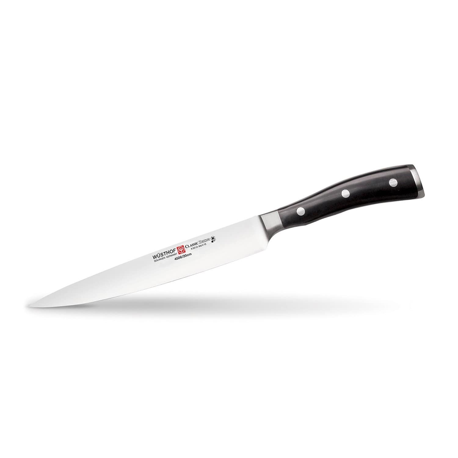 Wusthof Classic Ikon Carving Knife - Black and Silver - 952024 - Jashanmal Home